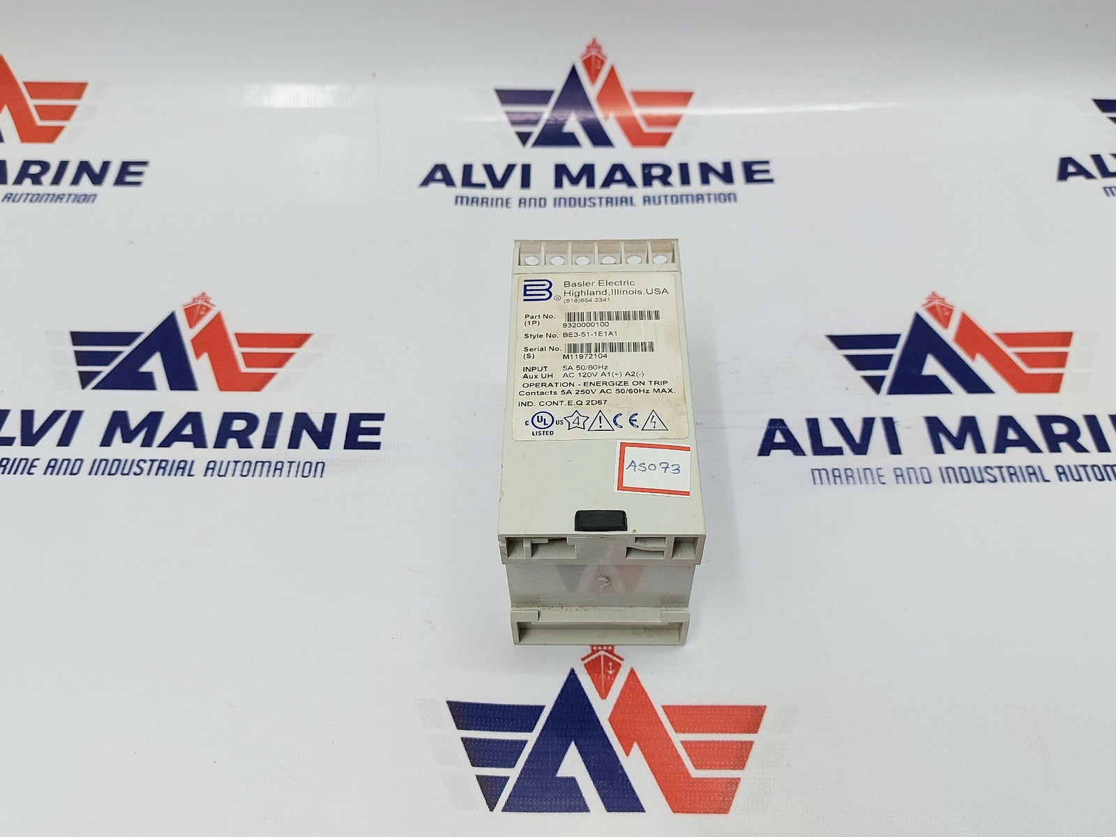 BASLER ELECTRIC BE3-51 OVER CURRENT RELAY 9320000100 BE3-51-1E1A1 (3)