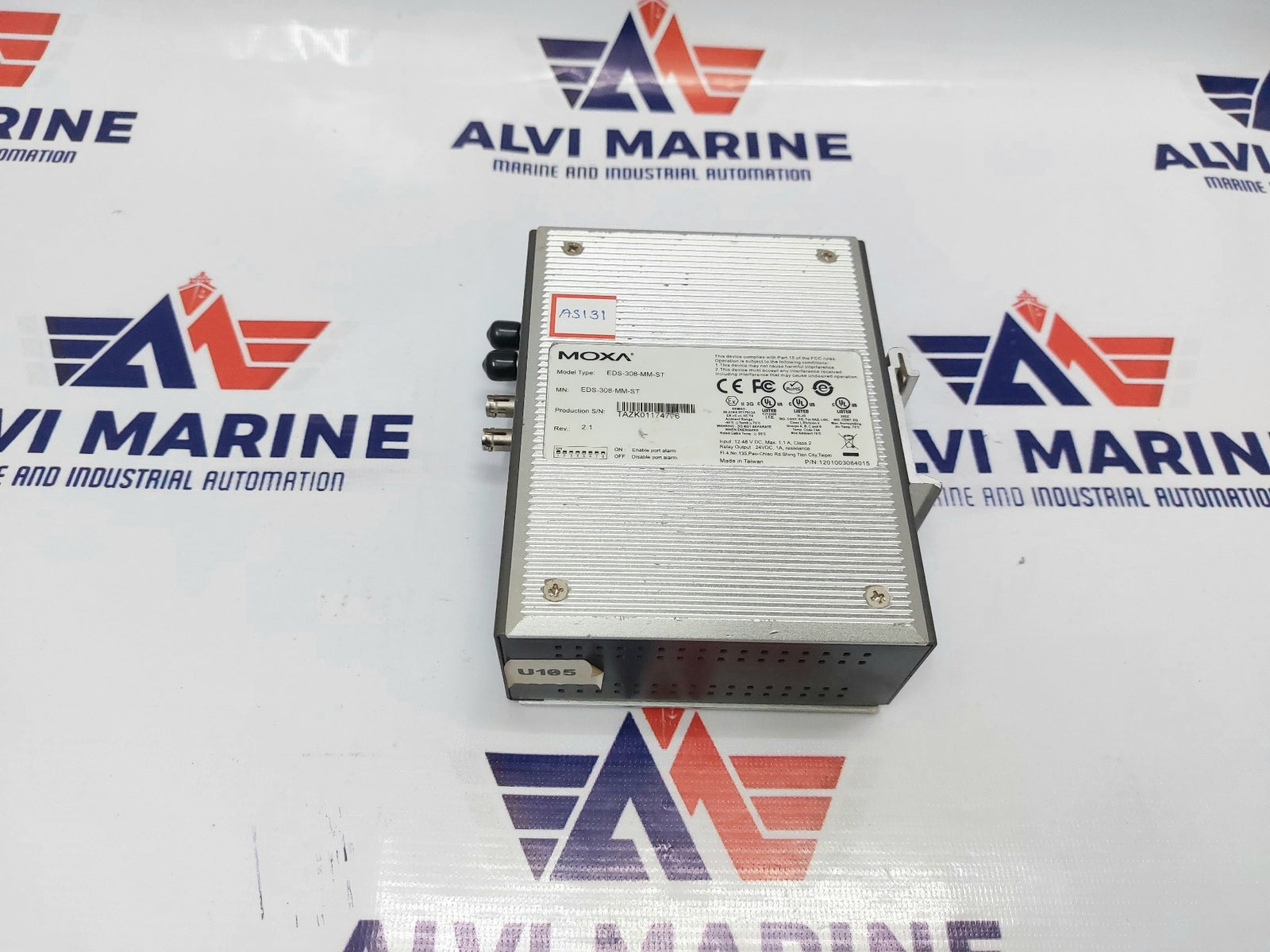 MOXA EDS-308-MM-ST ETHERDEVICE SWITCH REV: 2.1 1201003084015