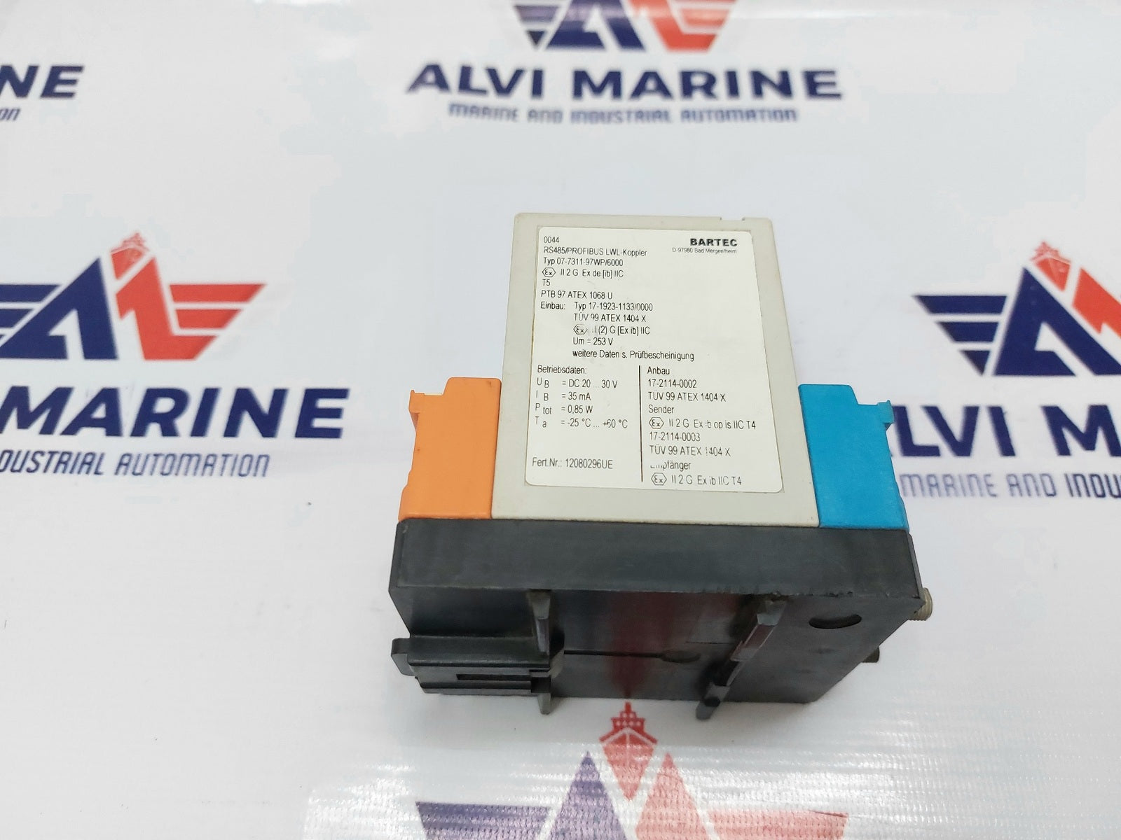 BARTEC 07-7311-97WP6000 PROFIBUS LWL-KOPPLERPROFIBUS FIBER OPTIC LINK (3)