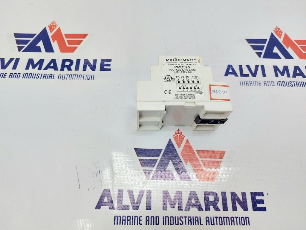 MACROMATIC PMD575 3-PHASE MONITOR RELAY