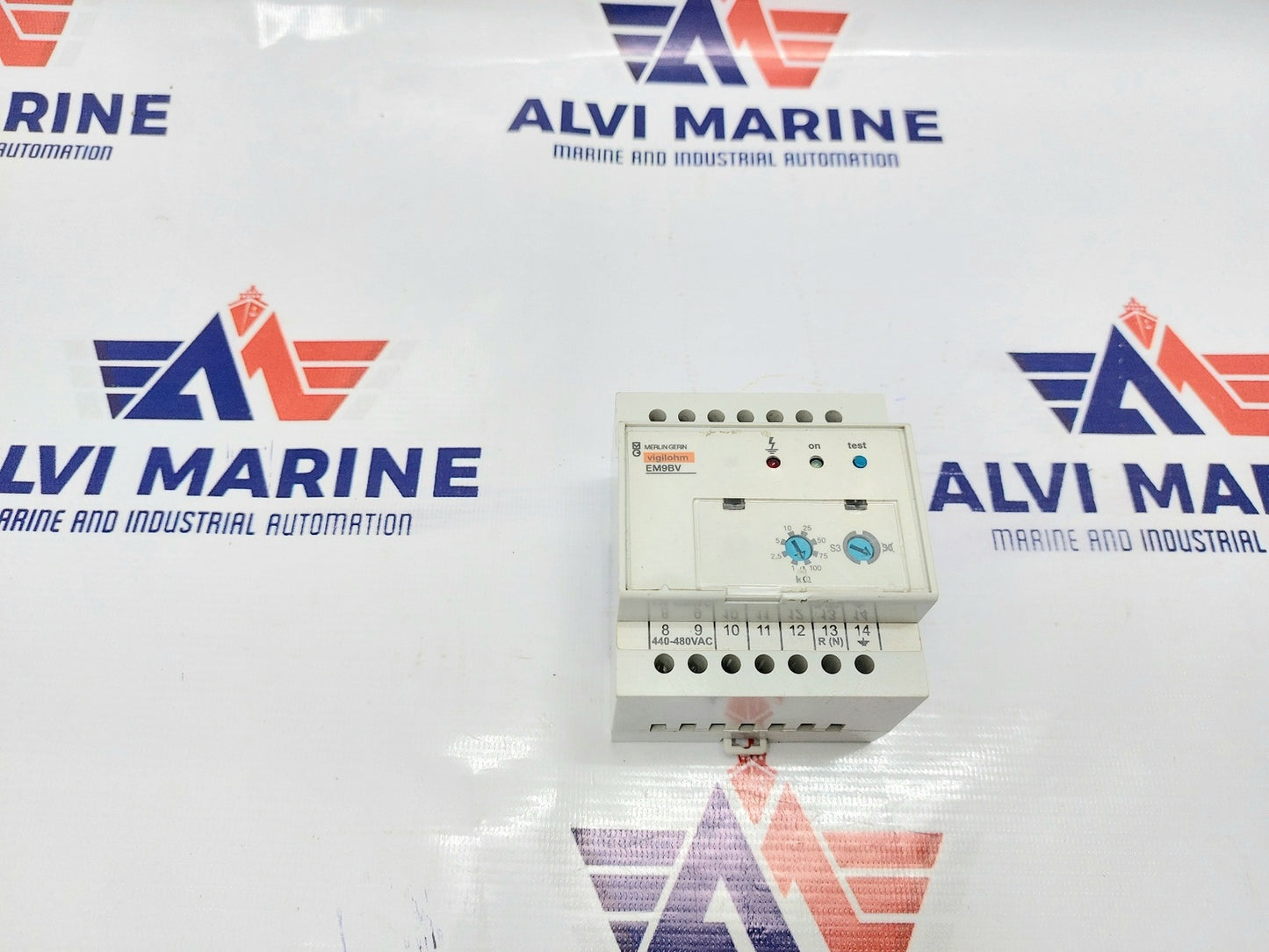 MERLIN GERIN VIGILOHM EM9BV NETWORK INSULATION MONITOR 440-480VAC (2)