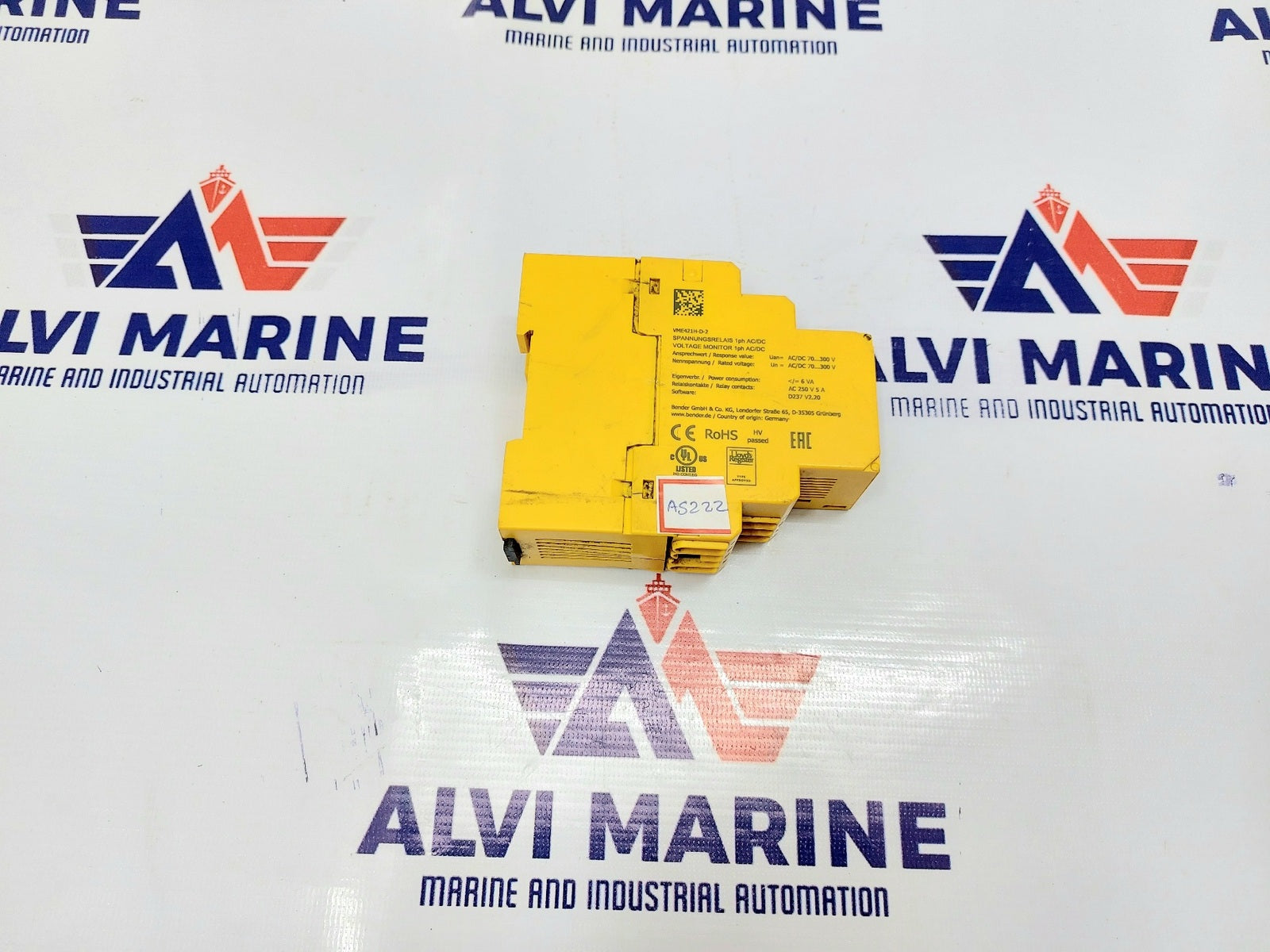 BENDER VME421H-D-2 OVERVOLTAGE MONITORING RELAY VME421 (3)