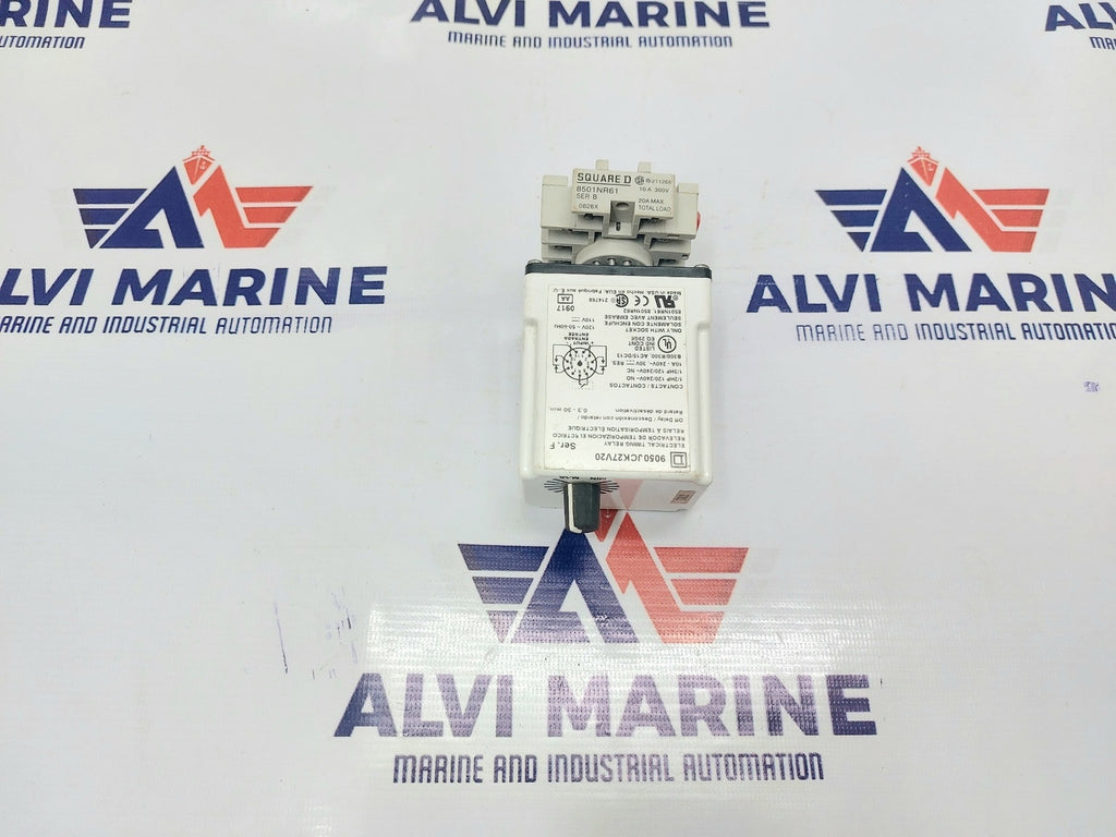 SQUARE D 9050 JCK27V20 ELECTRICAL TIMING RELAY (3)