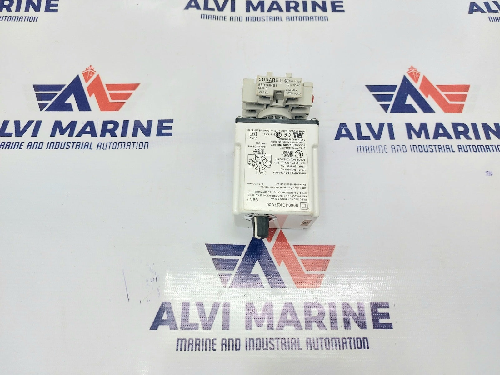 SQUARE D 9050 JCK27V20 ELECTRICAL TIMING RELAY (3)