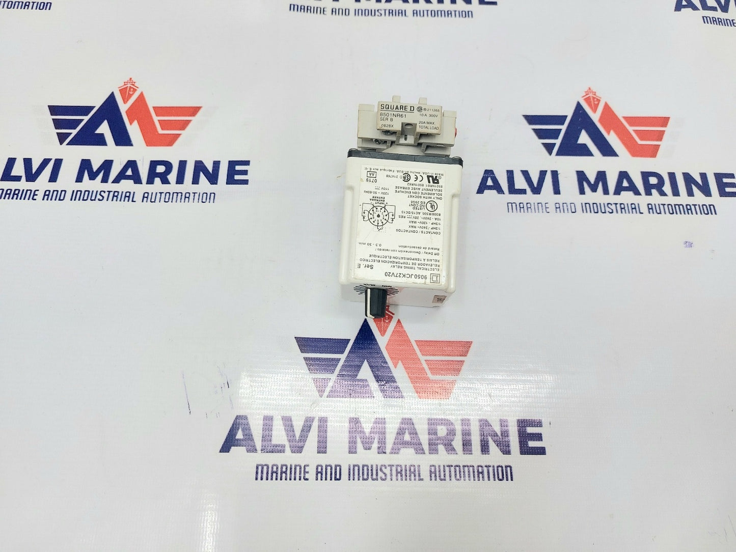 SQUARE D 9050JCK27V20 ELECTRICAL TIMING RELAY SER. E