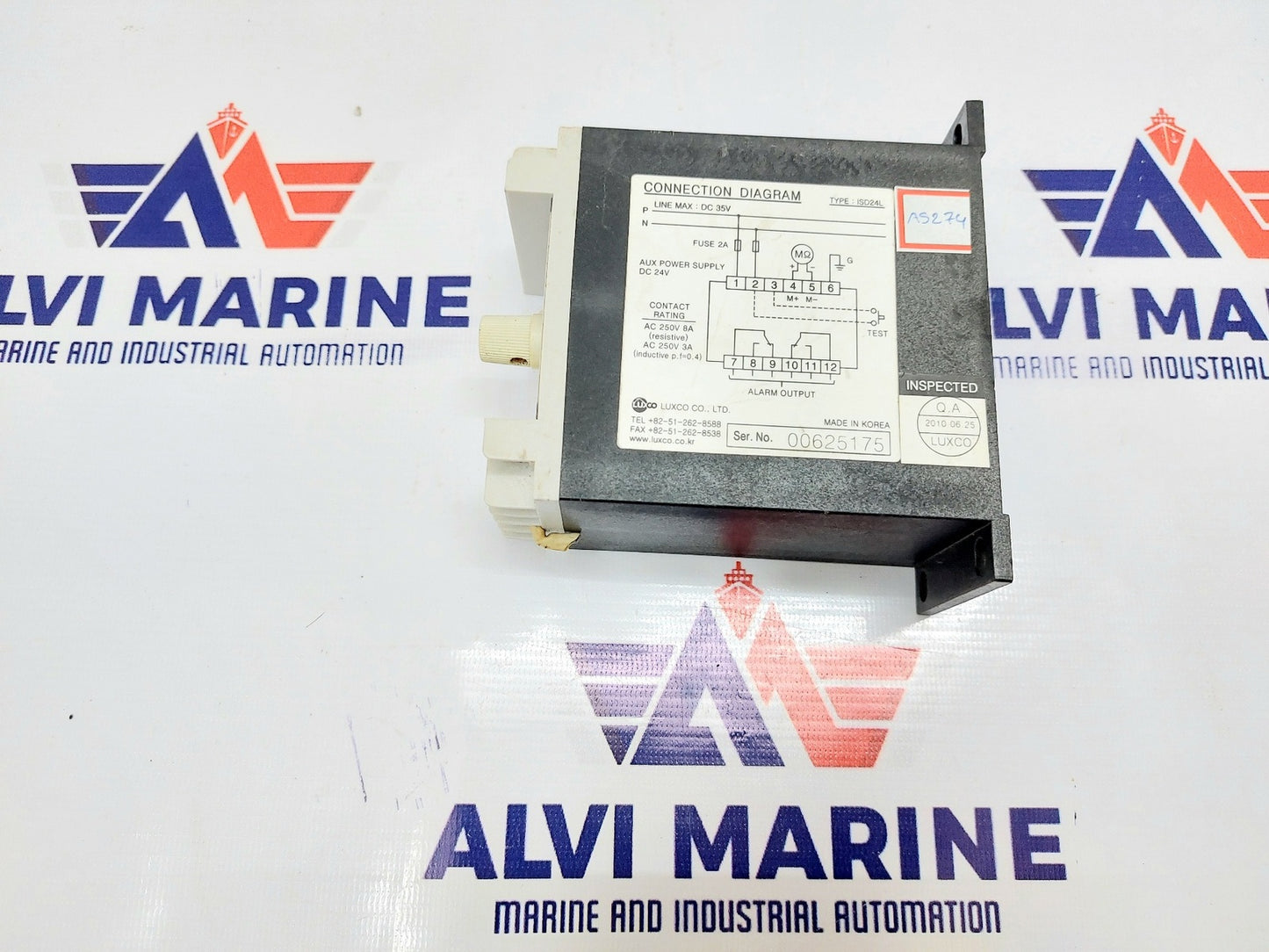 LUXCO ISD24L GROUNDING RESISTANCE MONITOR (3)