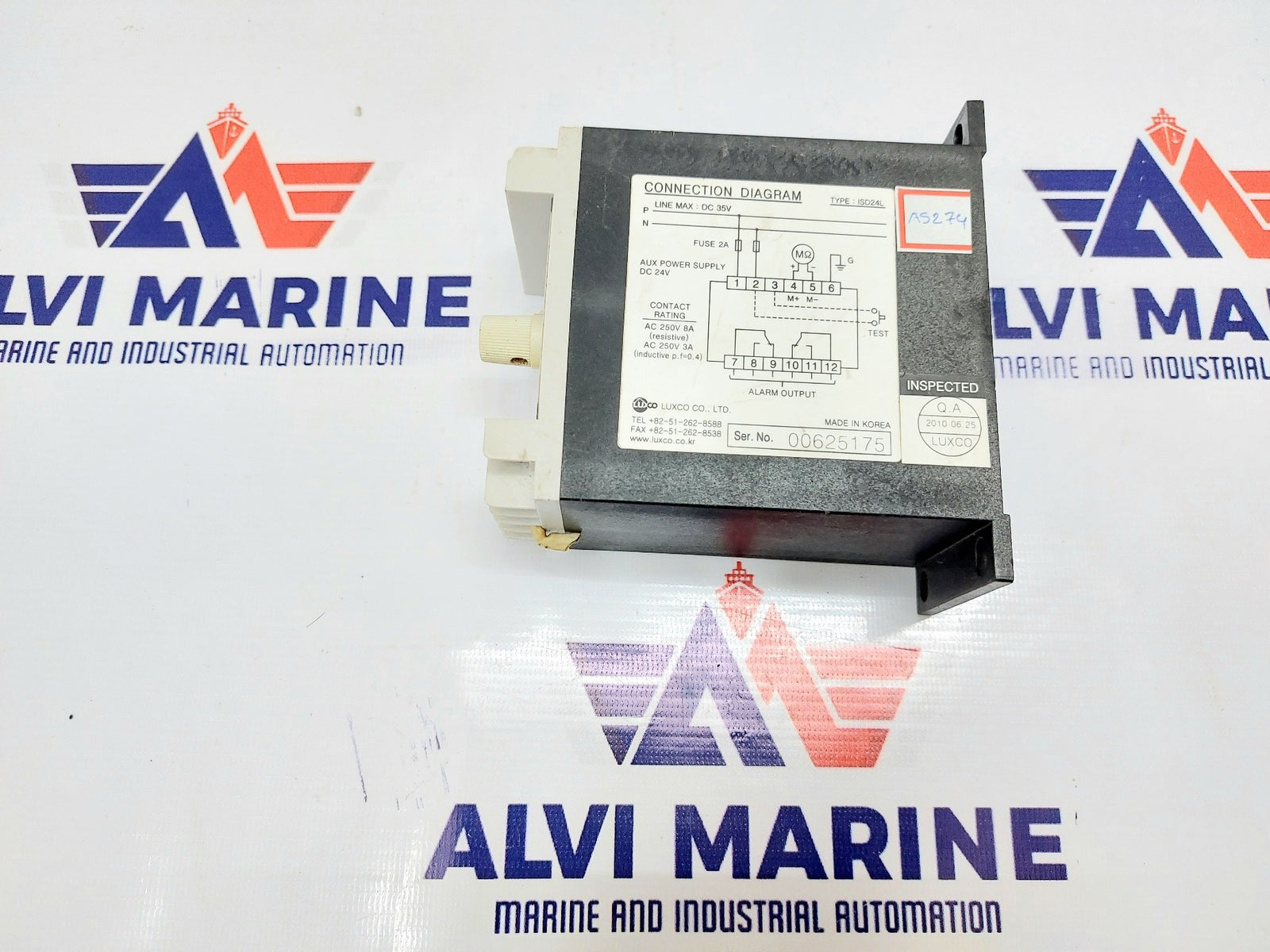 LUXCO ISD24L GROUNDING RESISTANCE MONITOR (3)