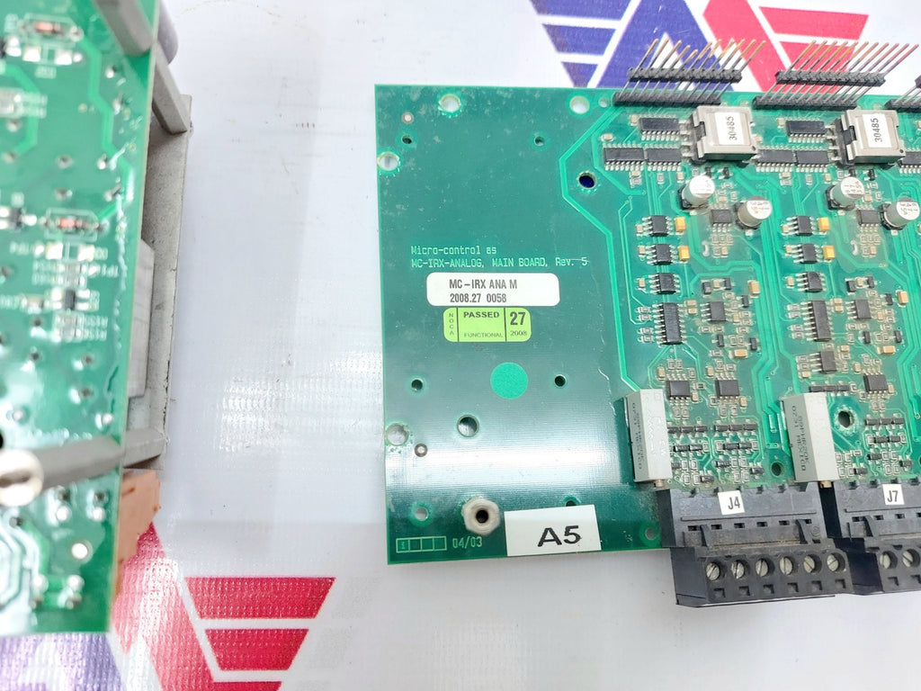 CAVOTEC MICRO-CONNTROL MC-IRX2 TERMINAL BOARD MC-IRX-ANALOG MAIN BOARD