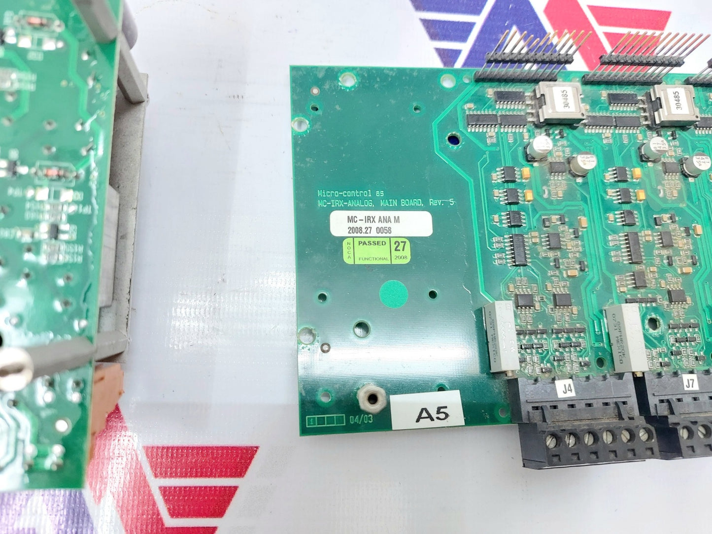 CAVOTEC MICRO-CONNTROL MC-IRX2 TERMINAL BOARD MC-IRX-ANALOG MAIN BOARD