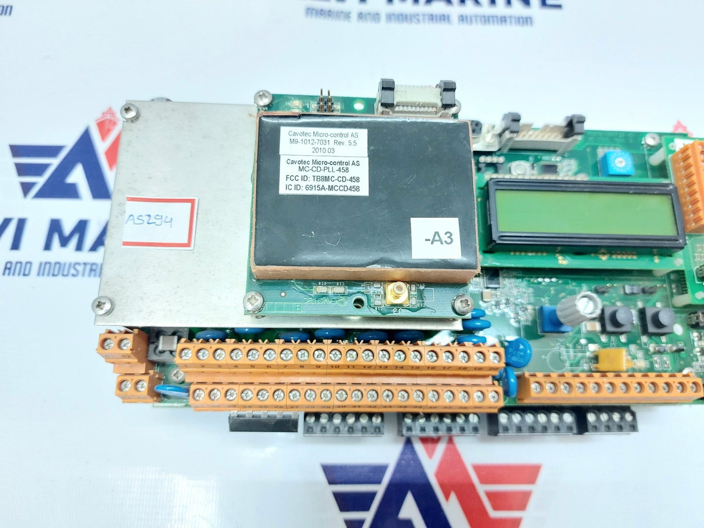 CAVOTEC MICRO-CONNTROL MC-IRX2 TERMINAL BOARD MC-IRX-ANALOG MAIN BOARD REV. 5.5