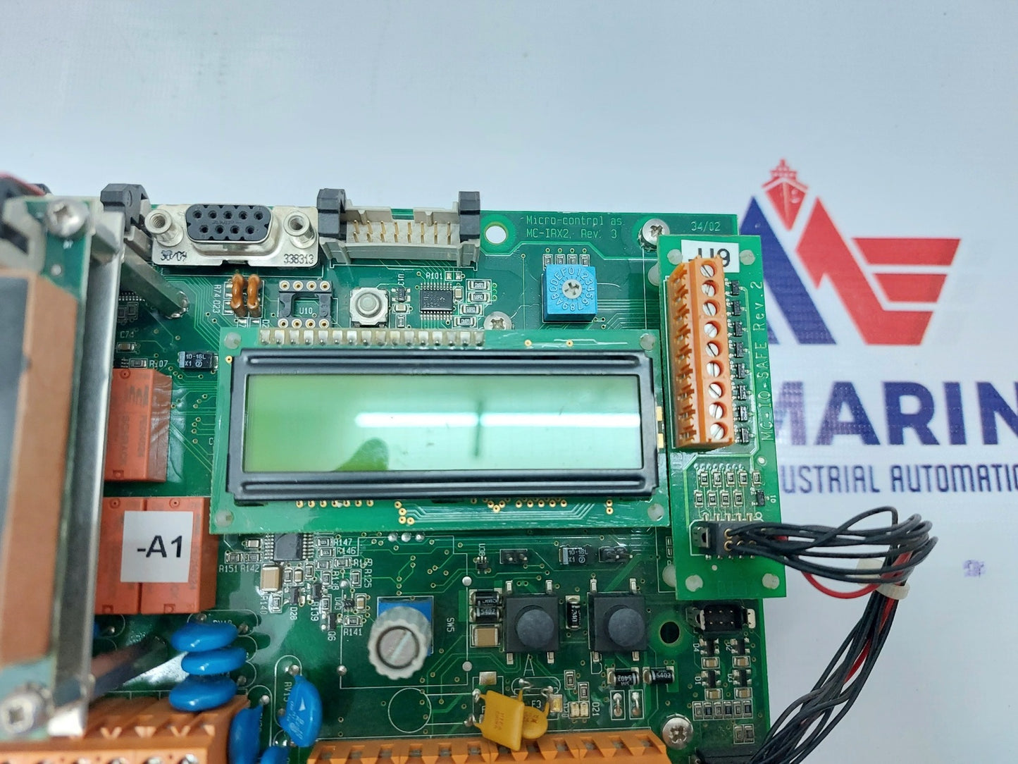 CAVOTEC MICRO-CONNTROL MC-IRX2 TERMINAL BOARD MC-IRX-ANALOG MAIN BOARD REV. 5.5