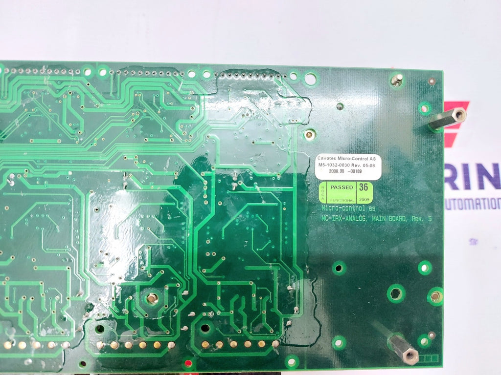 CAVOTEC MICRO-CONNTROL MC-IRX2 TERMINAL BOARD MC-IRX-ANALOG MAIN BOARD REV. 5 (7)