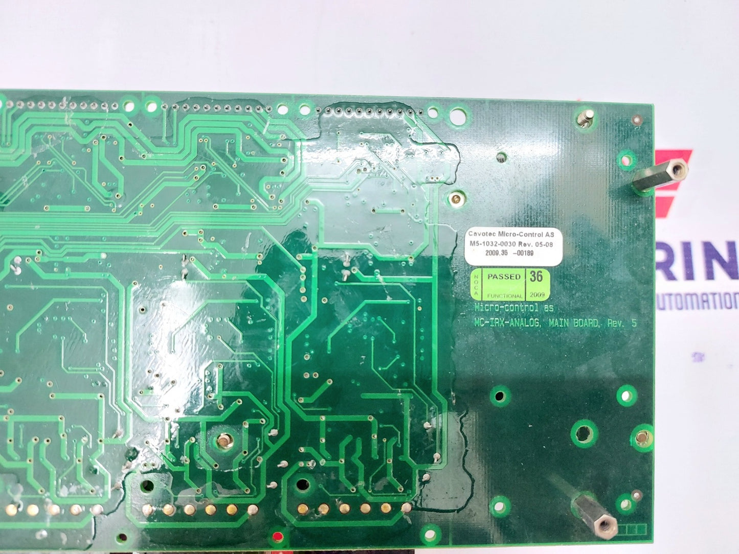 CAVOTEC MICRO-CONNTROL MC-IRX2 TERMINAL BOARD MC-IRX-ANALOG MAIN BOARD REV. 5 (7)