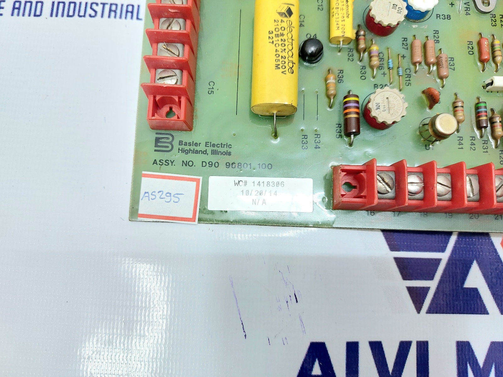 BASLER ELECTRIC D90 96801 100 PCB CARD (3)