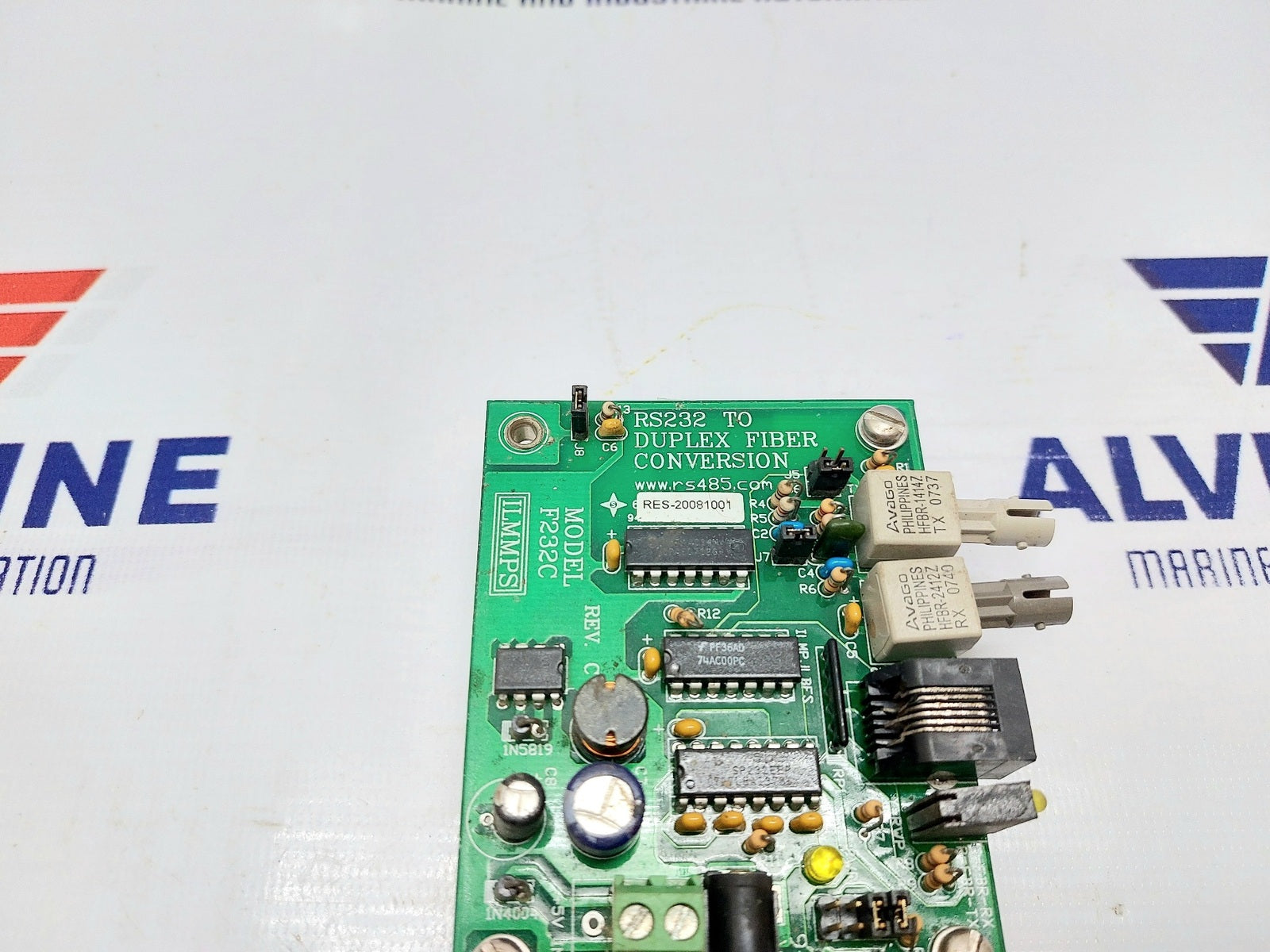 F232C RS232 TO DUPLEX FIBER CONVERSION ILMMPS