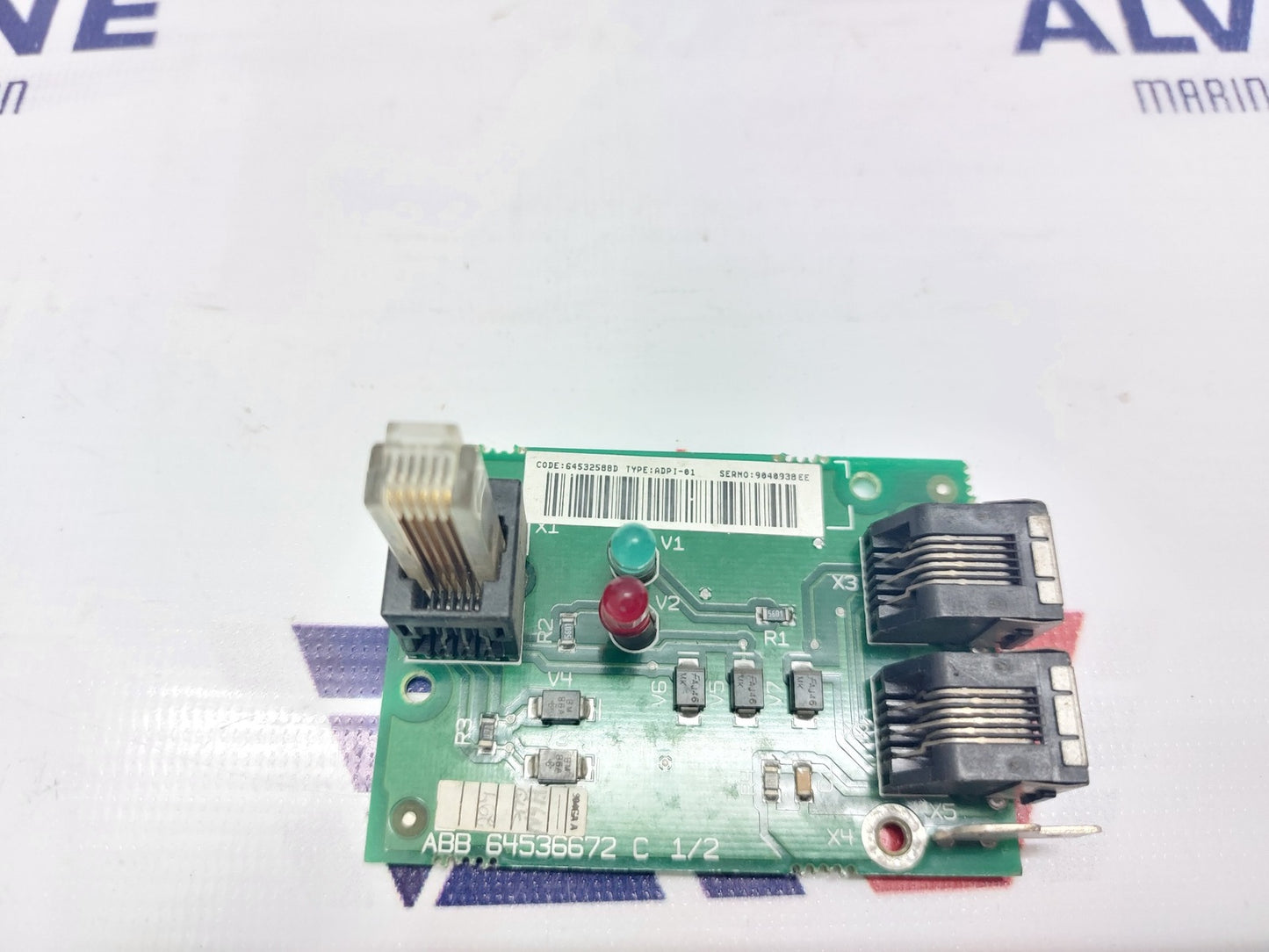 ABB 64536672 C 12 PCB CARD ADPI-01 (2)