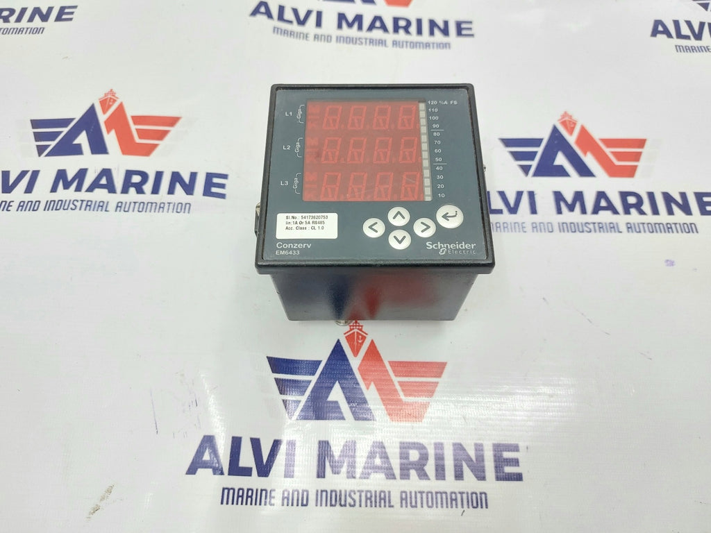 SCHNEIDER CONZERV EM6433 POWER & ENERGY METER (2)
