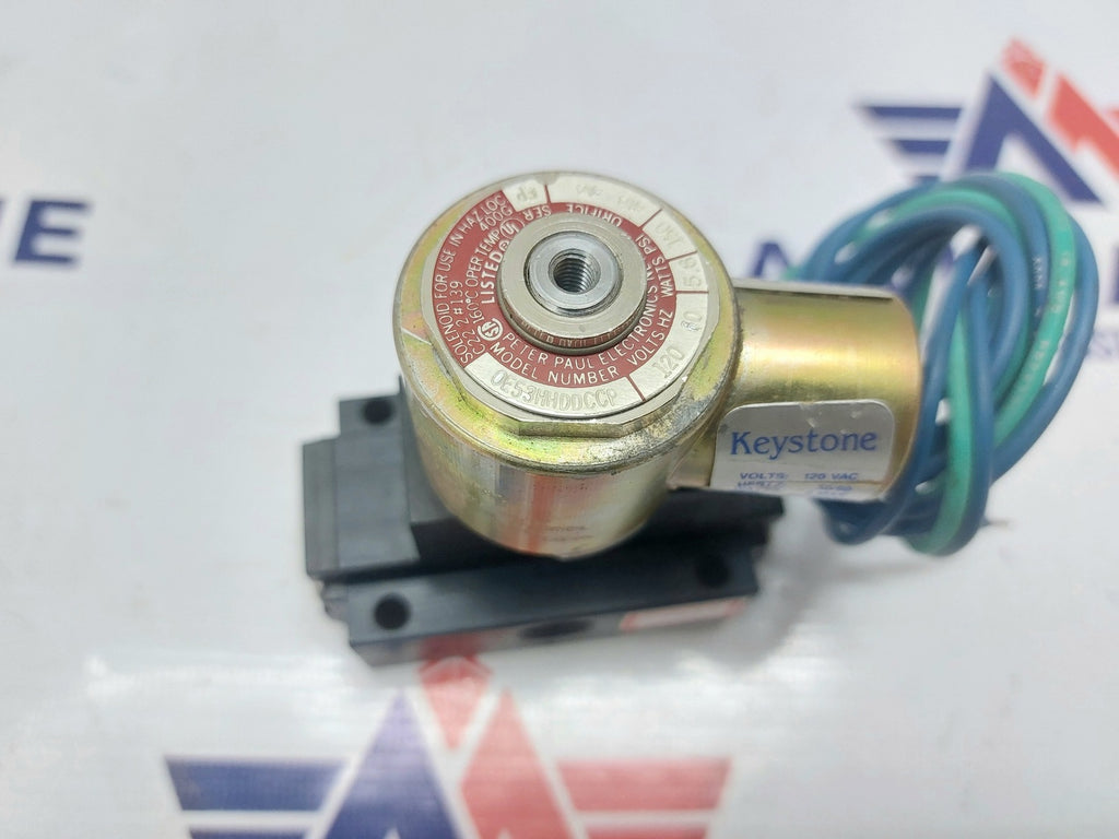 PETER PAUL ELECTRONCIS 0E53HHDDCCP SOLENOID VALVE 5.6 WATTS (2)