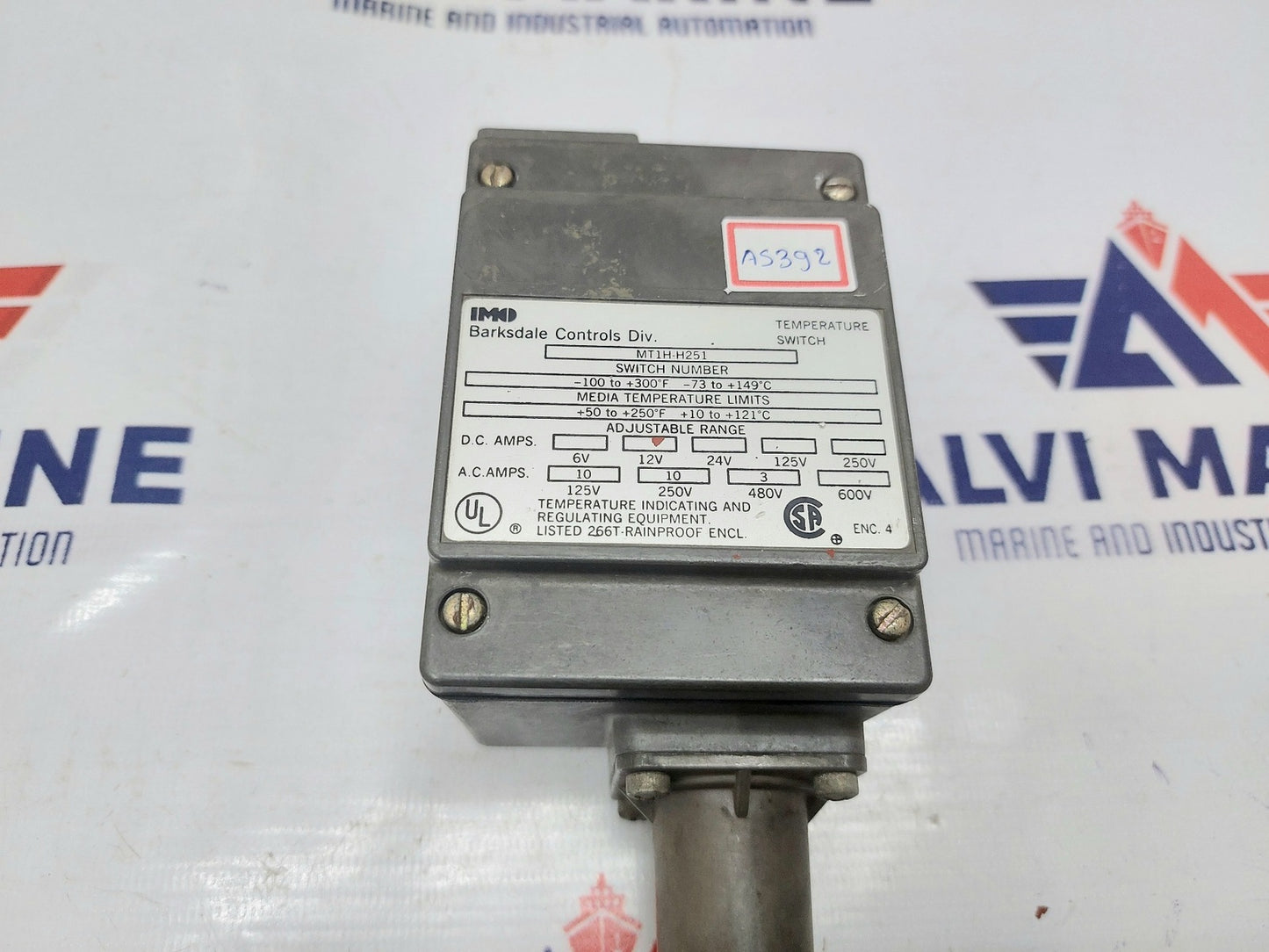 BARKSDALE MT1H-H251 TEMPERATURE SWITCH (2)