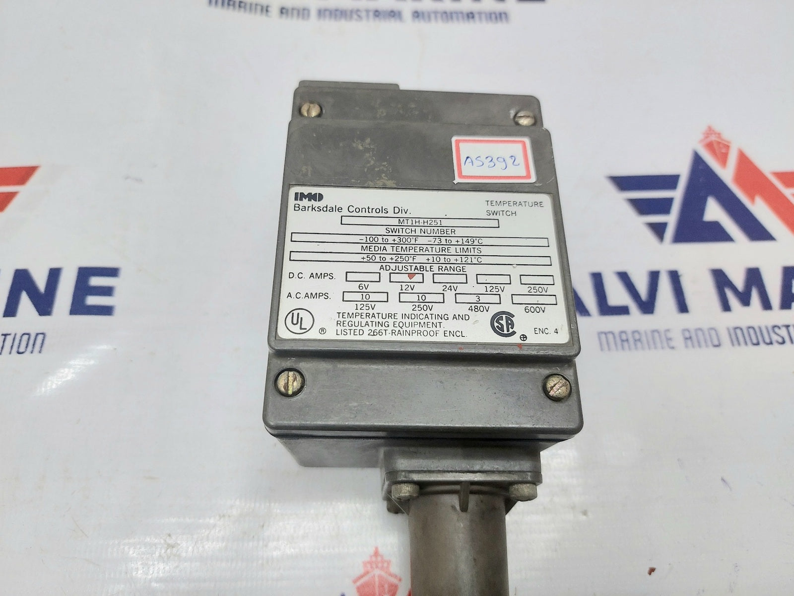 BARKSDALE MT1H-H251 TEMPERATURE SWITCH (2)