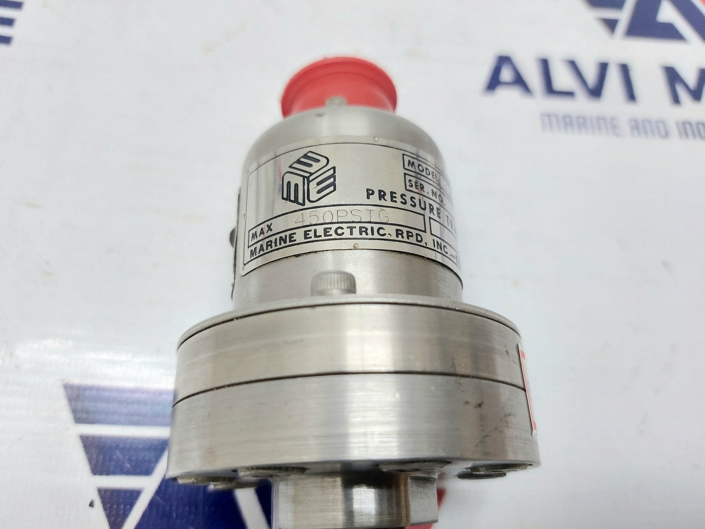 MARINE ELECTRIC 218F3-24 PRESSURE TRANSDUCER 0-300 PSIG (2)