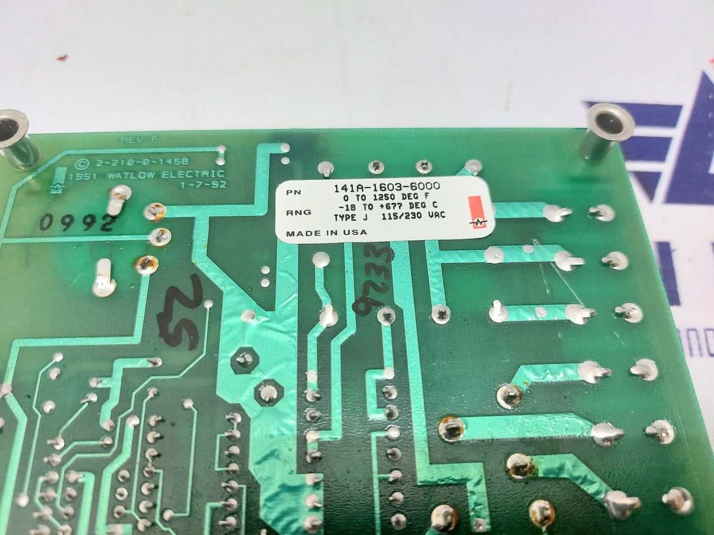 WATLOW 141A-1603-6000 TEMPERATURE LIMIT CONTROL BOARD (4)
