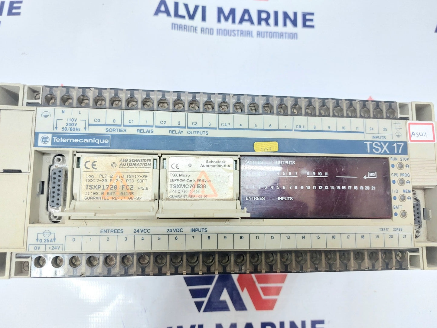 TELEMECANIQUESCHNEIDER TSX17-20 CONTROLLER UNIT TSX 172 3428 (2)