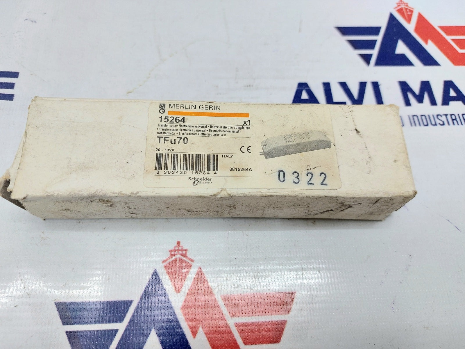 SCHNEIDER ELECTRIC TFU70 UNIVERSAL ELECTRONIC TRANSFORMER TFU 70-15264