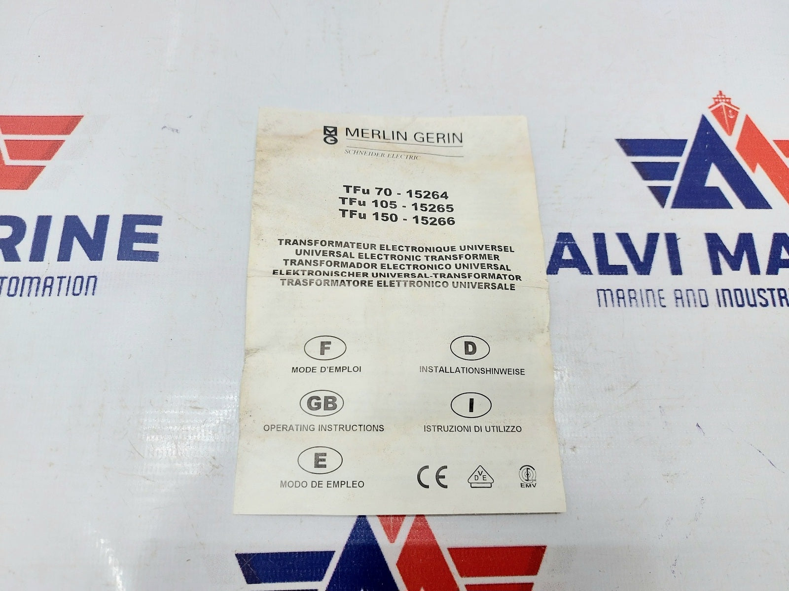 SCHNEIDER ELECTRIC TFU70 UNIVERSAL ELECTRONIC TRANSFORMER TFU 70-15264 (3)