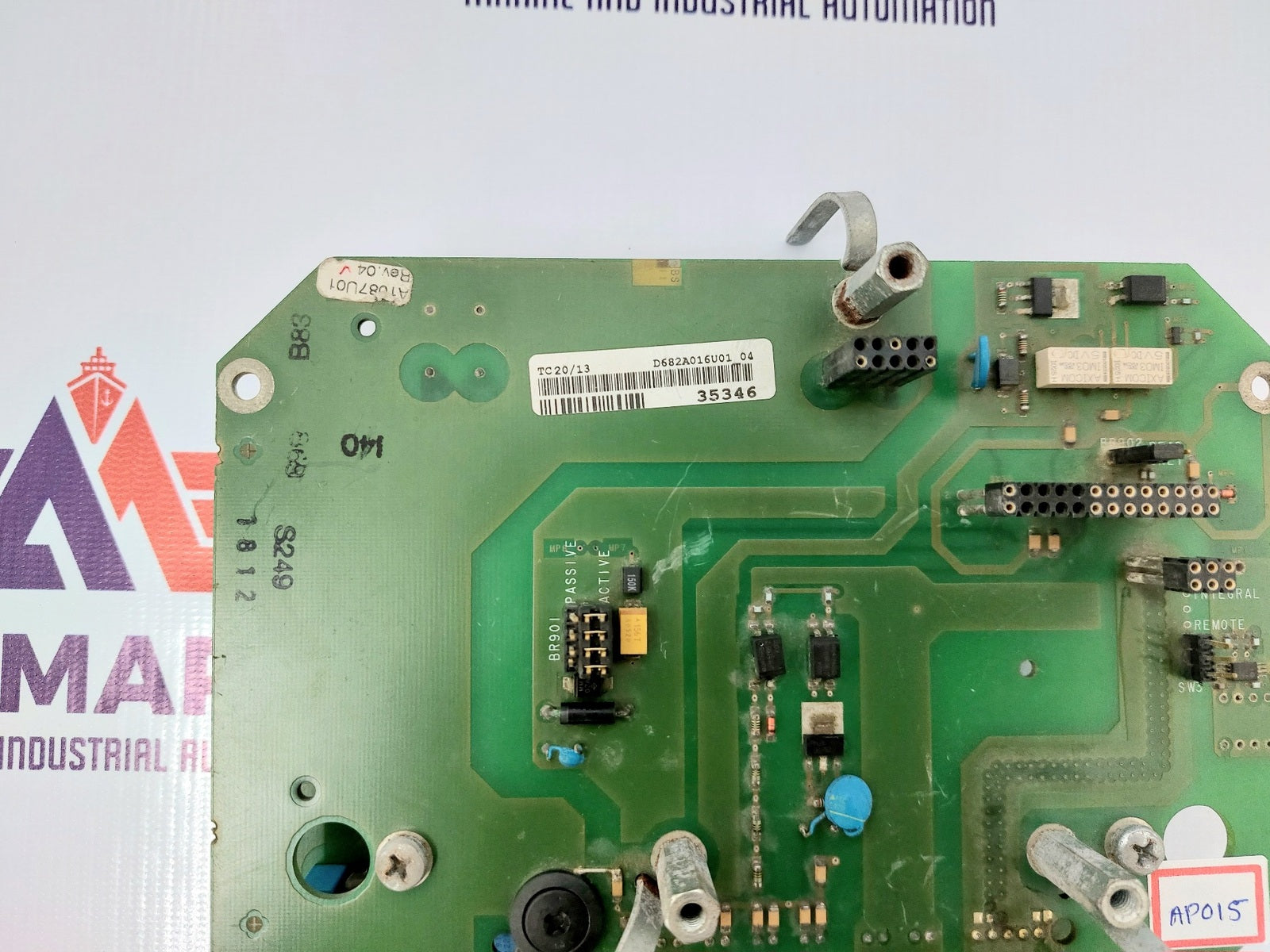 ABB D682A016U01-04 PCB CARD A1087U01 REV. 04 (2)