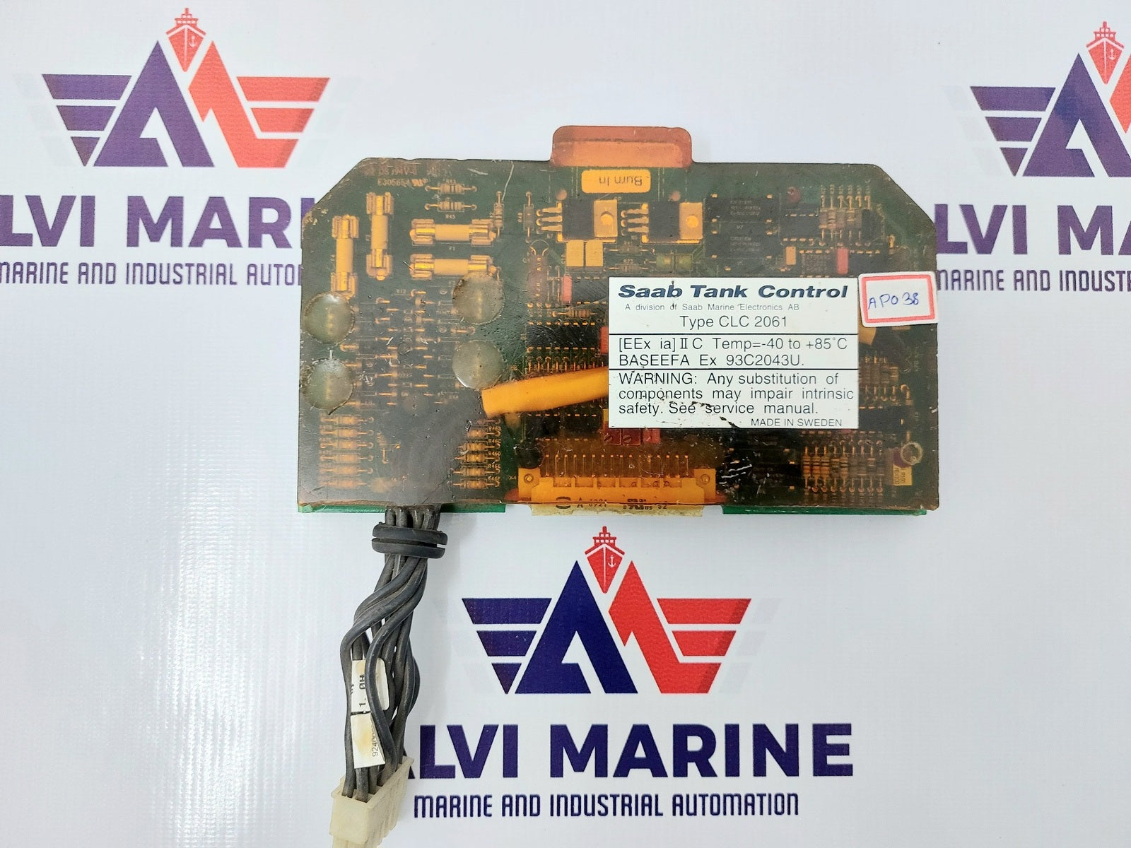 SAAB TANK CONTROL CLC 2061 PCB CONTROL PWB 9240 002-184 (2)