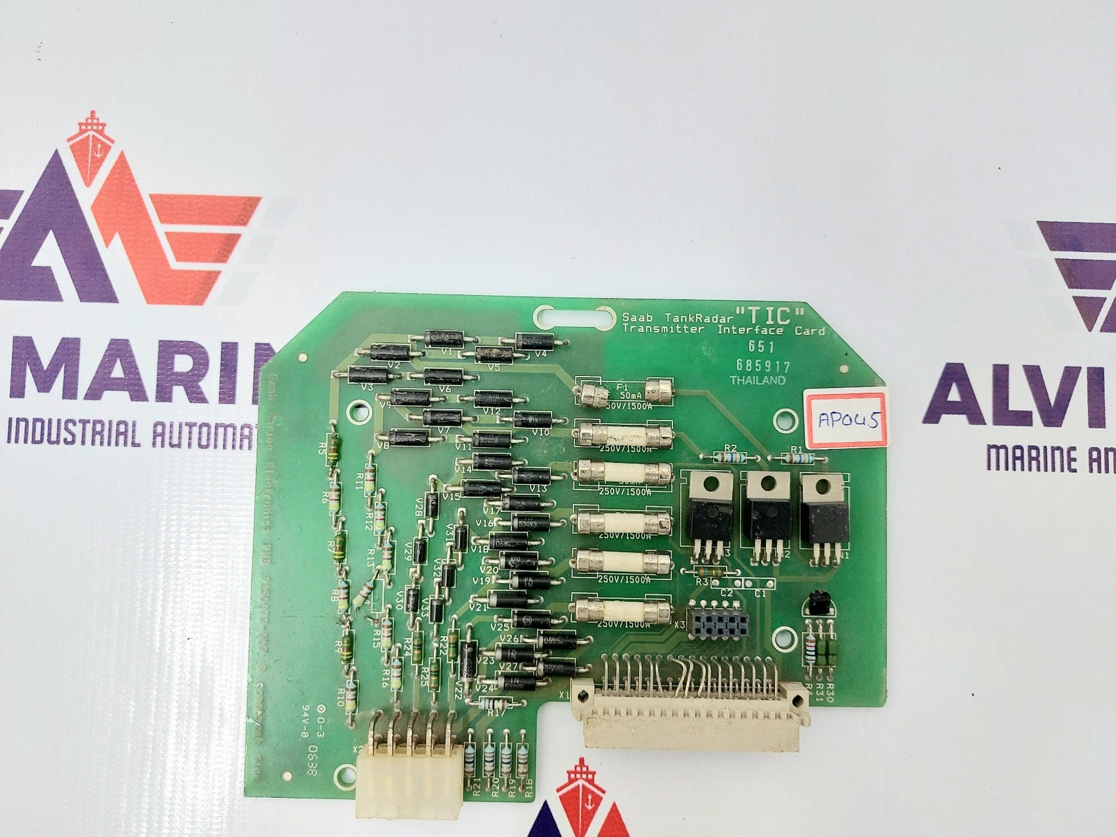 SAAB MARINE PWB 9150072-007 B TRANSMITTER INTERFACE CARD TRANSMITTER INTERFACE CARD (2)
