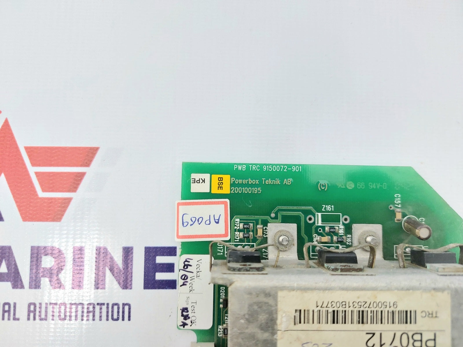 POWERBOX PB0712 PCB CARD PWB TRC 9150072-901 (3)
