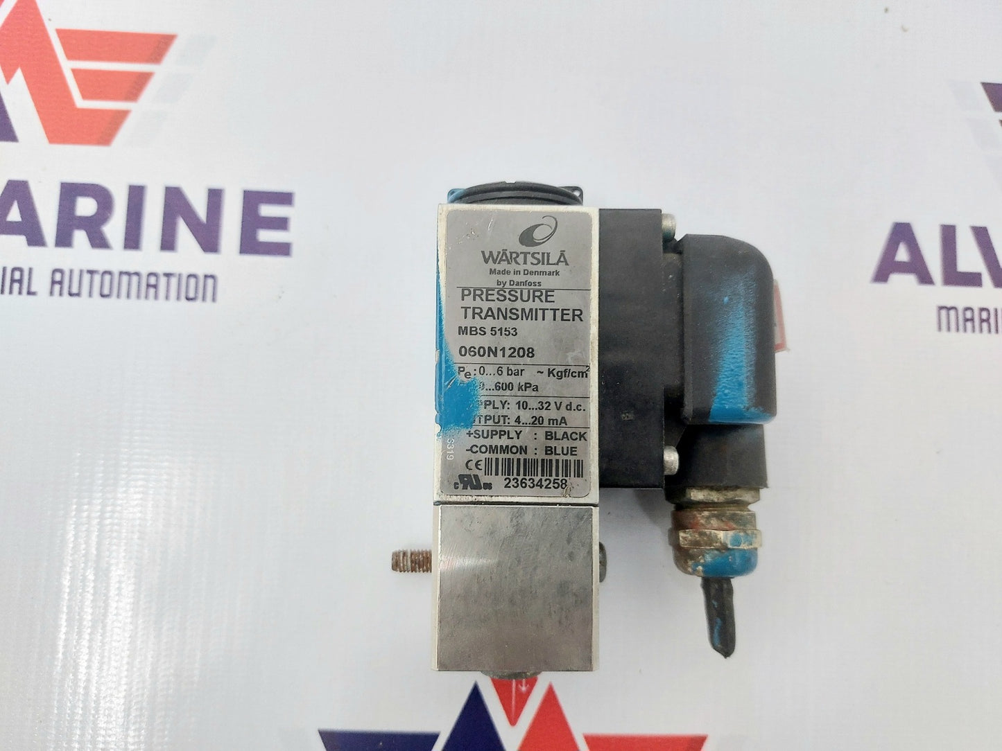 WARTSILA MBS 5153 PRESSURE TRANSMITTER 060N1208