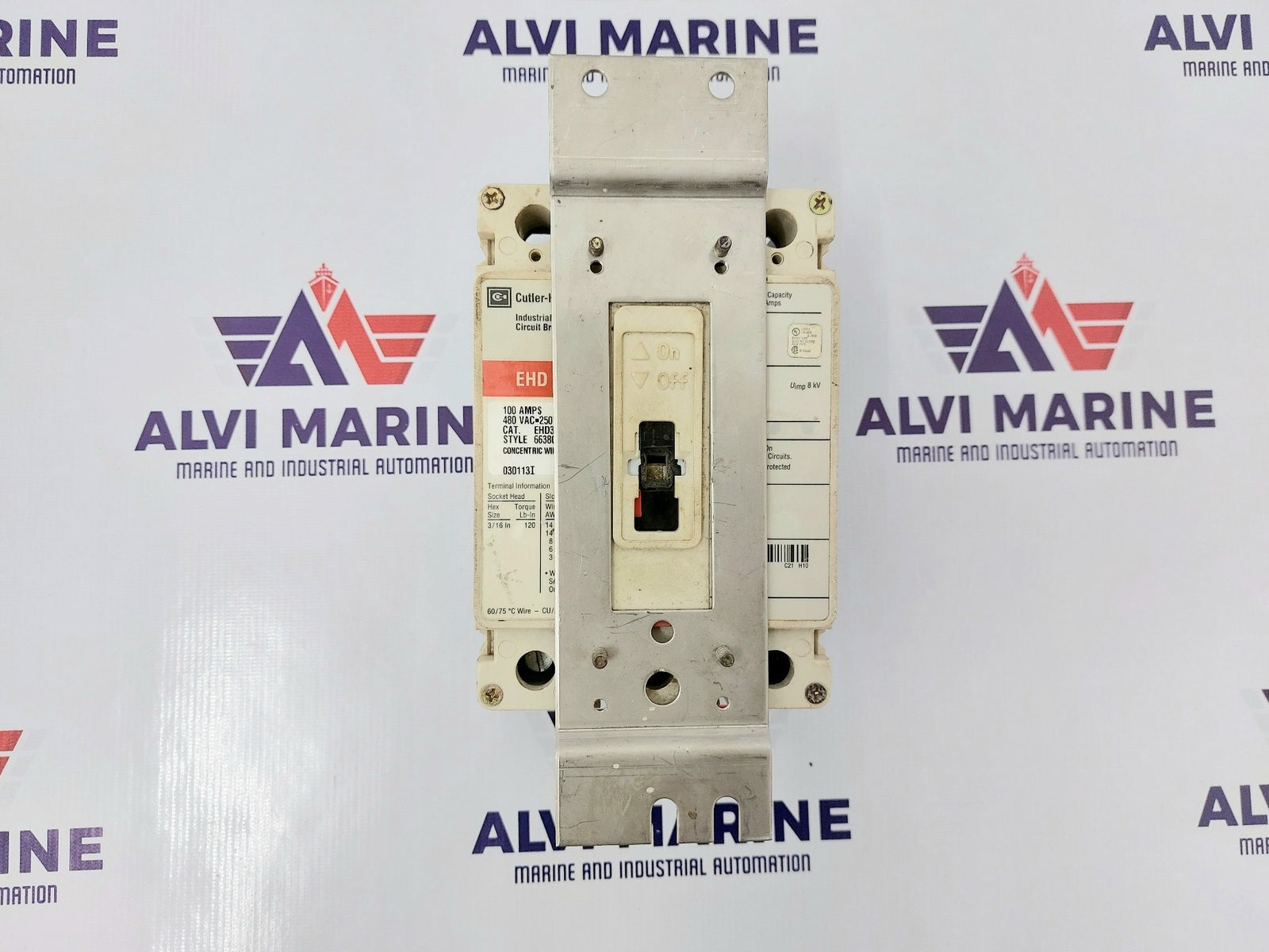 CUTTLER HAMMER EHD3080 EHD3080 100 AMPS INDUSTRIAL CIRCUIT BREAKER (4)