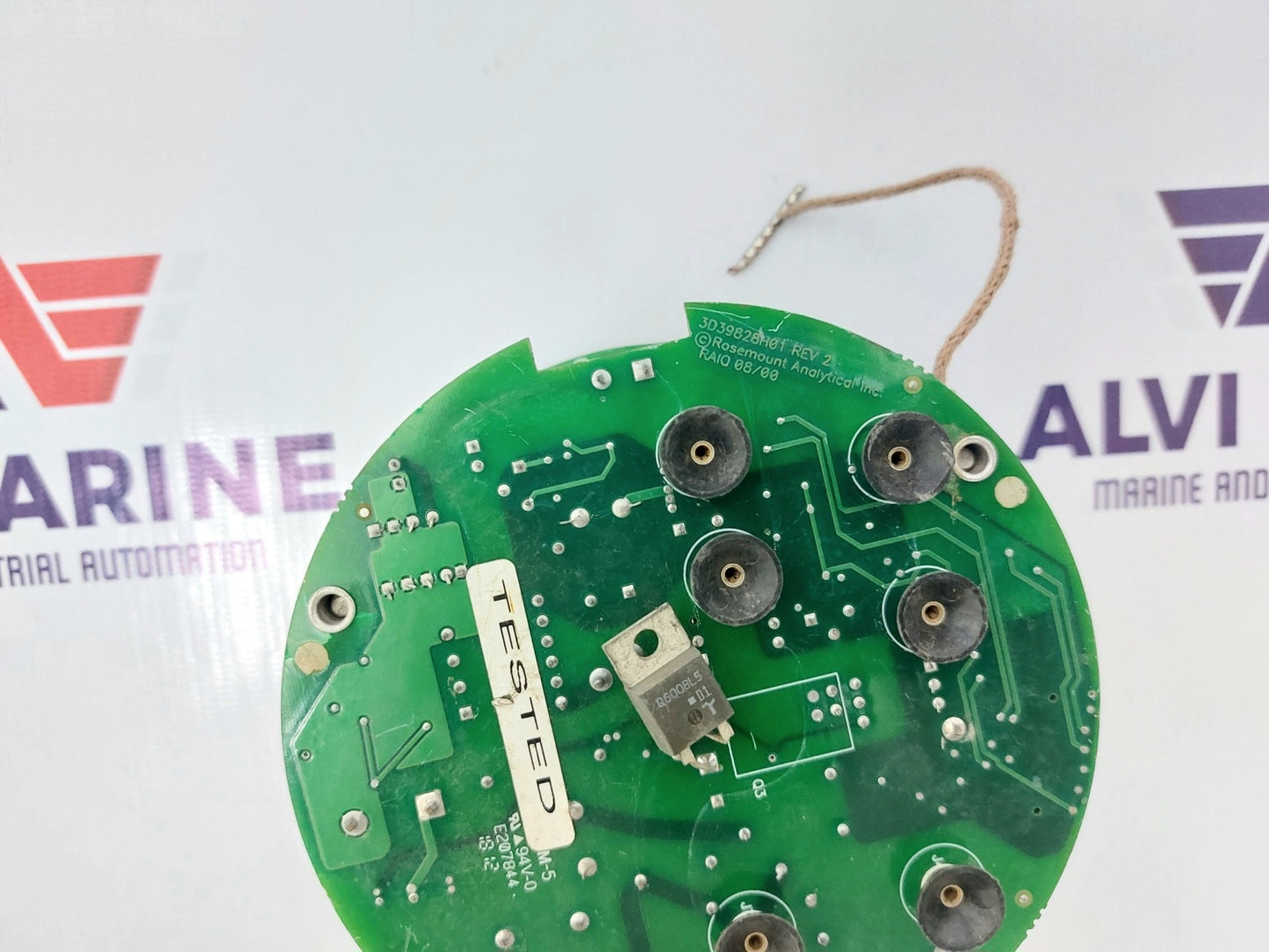 ROSEMOUNT ANALYTICAL 3D39828H01 REV 2 TRANSMITTER PCB 3D39831G