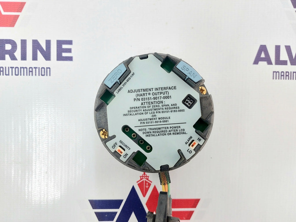 ROSEMOUNT 03151-9017-0001 ADJUSTMENT INTERFACE