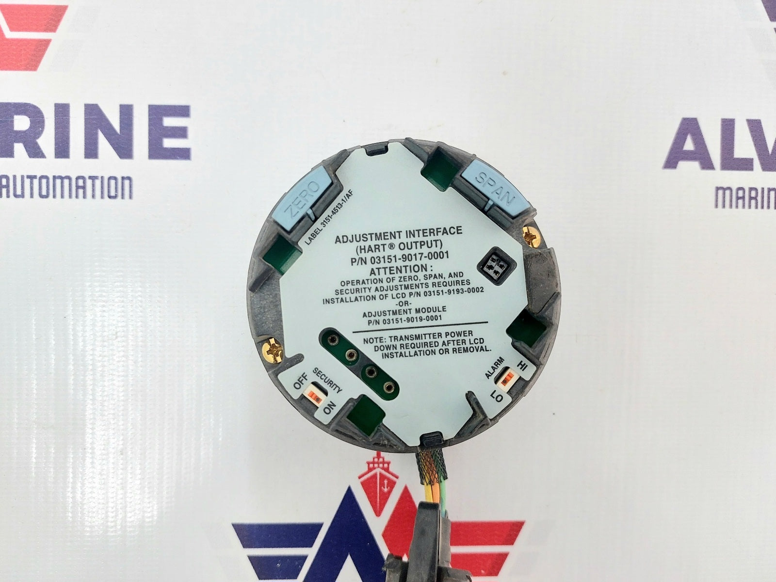ROSEMOUNT 03151-9017-0001 ADJUSTMENT INTERFACE