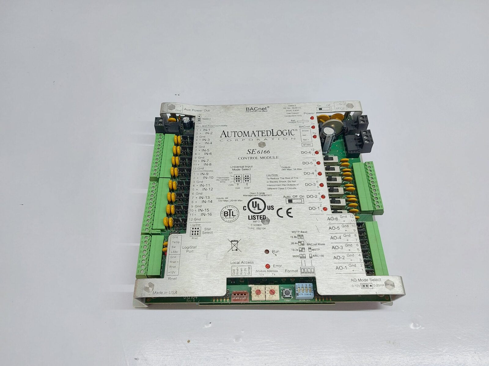 AUTOMATED LOGIC SE6166 CONTROL MODULE (2)