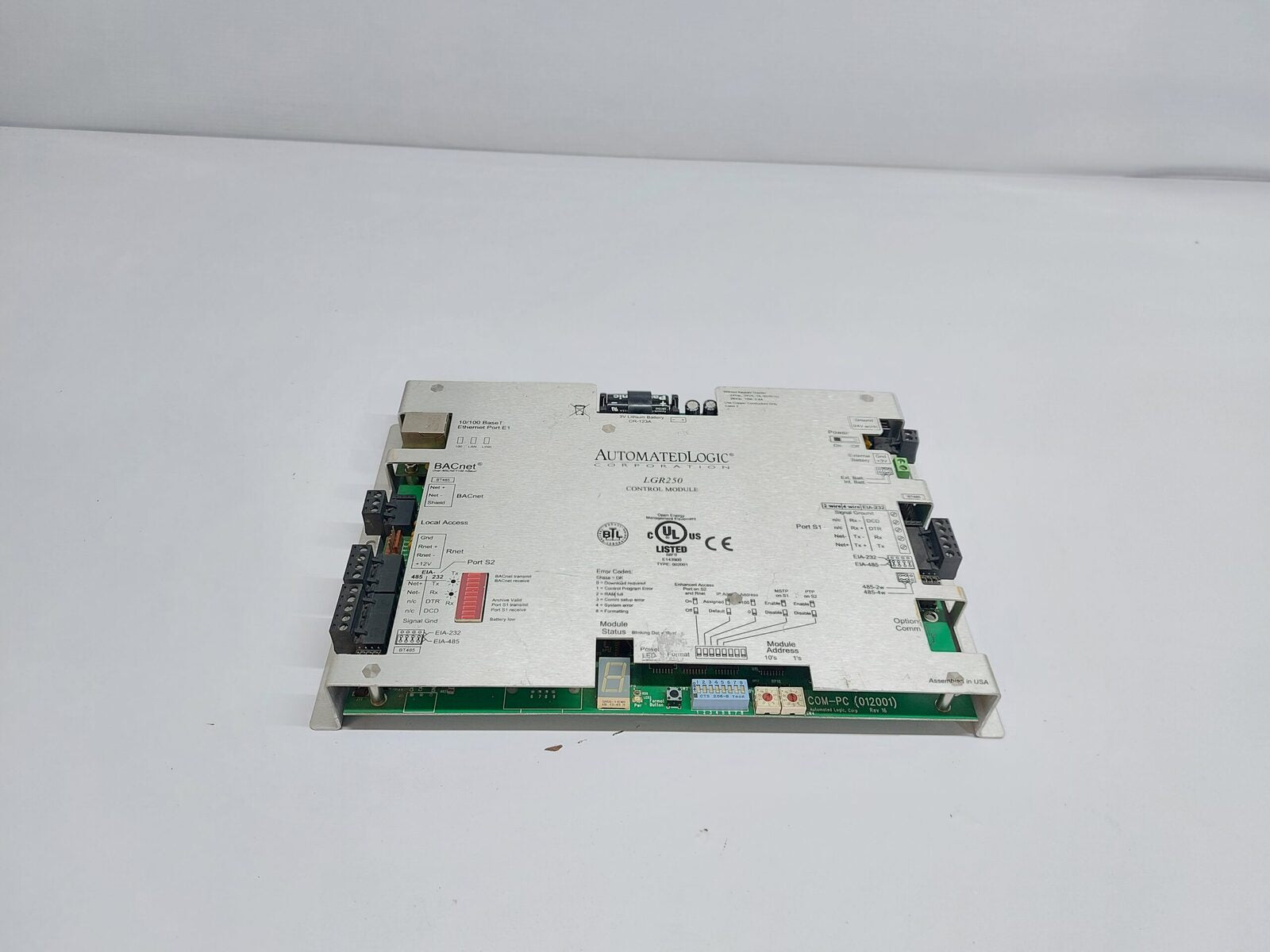 AUTOMATED LOGIC LGR250 BACNET CONTROL MODULE (2)