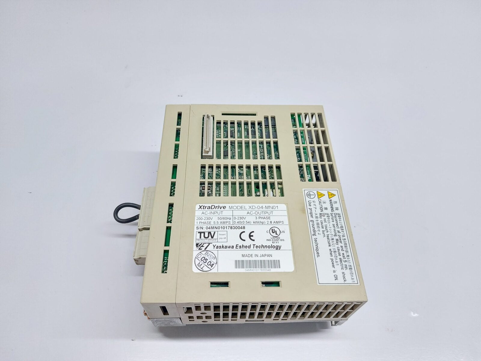 YASKAWA XTRADRIVE XD-04-MN01 AC SERVO DRIVE