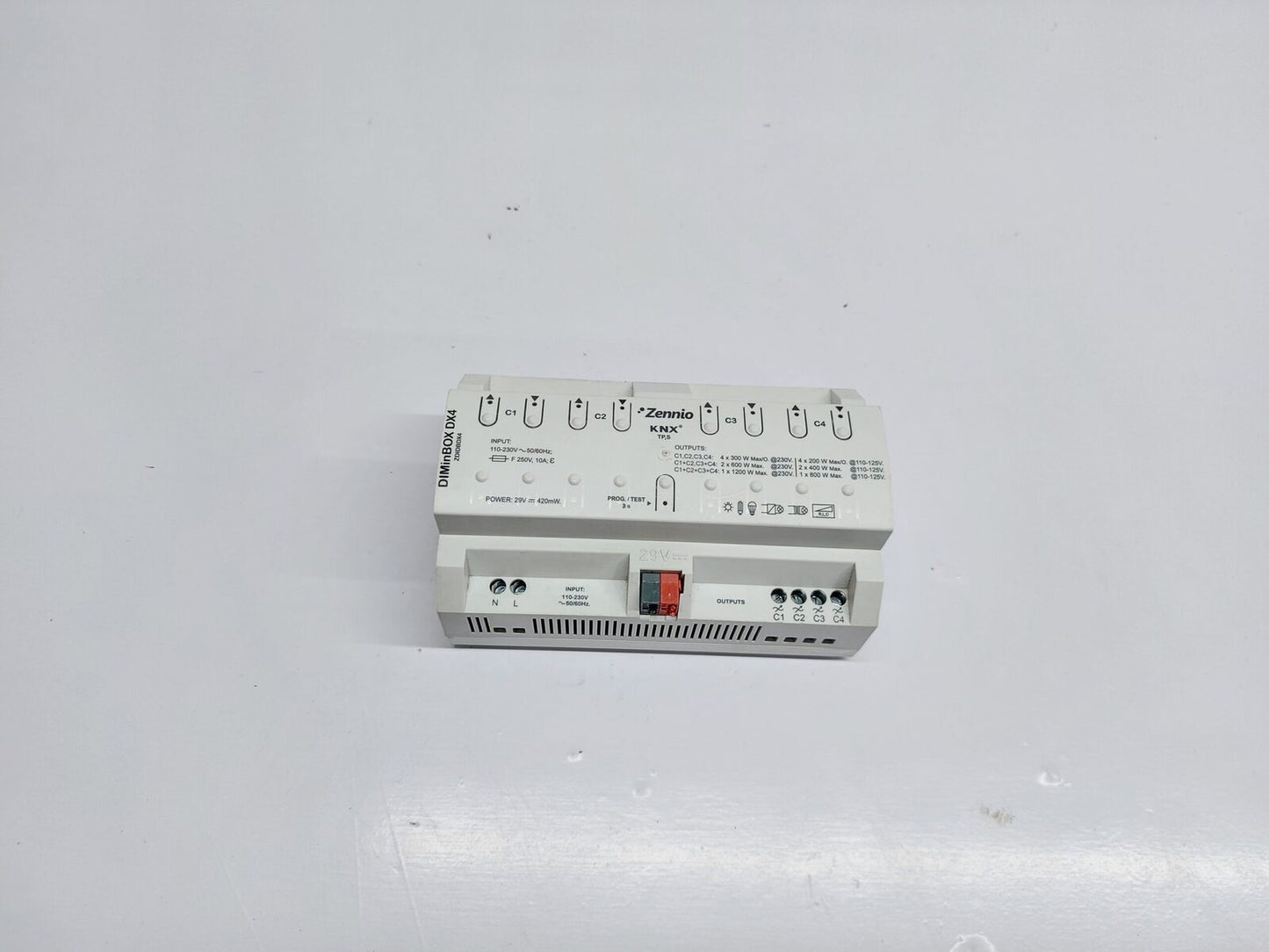 ZENNIO KNX DIMINBOX DX4 ZDIDBDX4 4 CHANNEL UNIVERSAL DIMMER ACTUATOR (3)