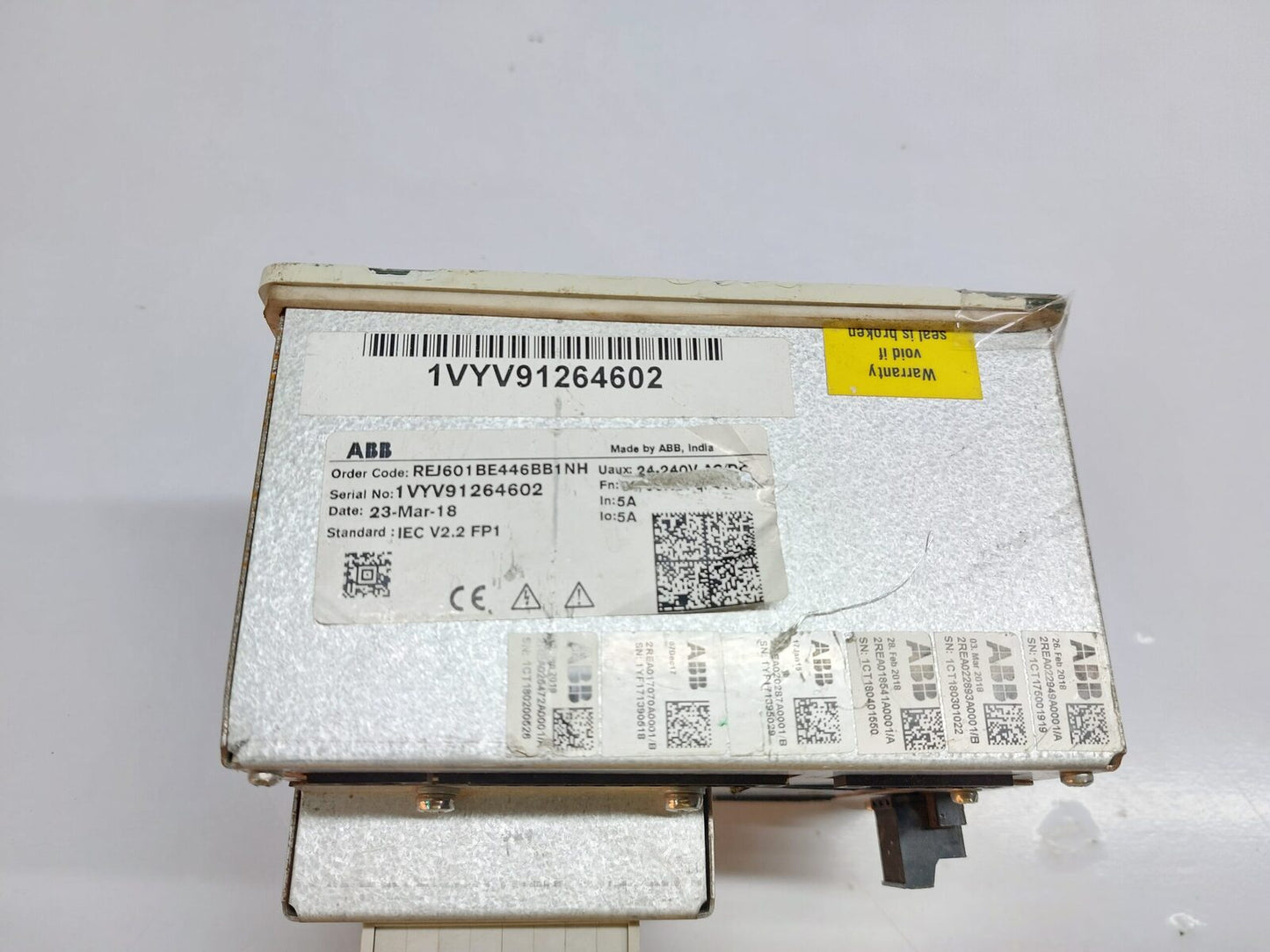 ABB REJ601 PROTECTION RELAY REJ601BE446BB1NH