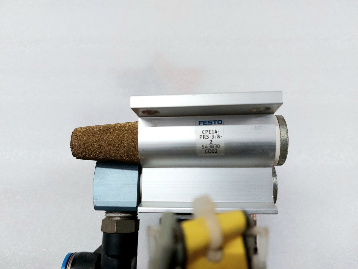 FESTO CPE14-PRS-38-2 CONNECTION BLOCK WITH CPE14-M1BH-5J-18 SOLENOID VALVE (4)