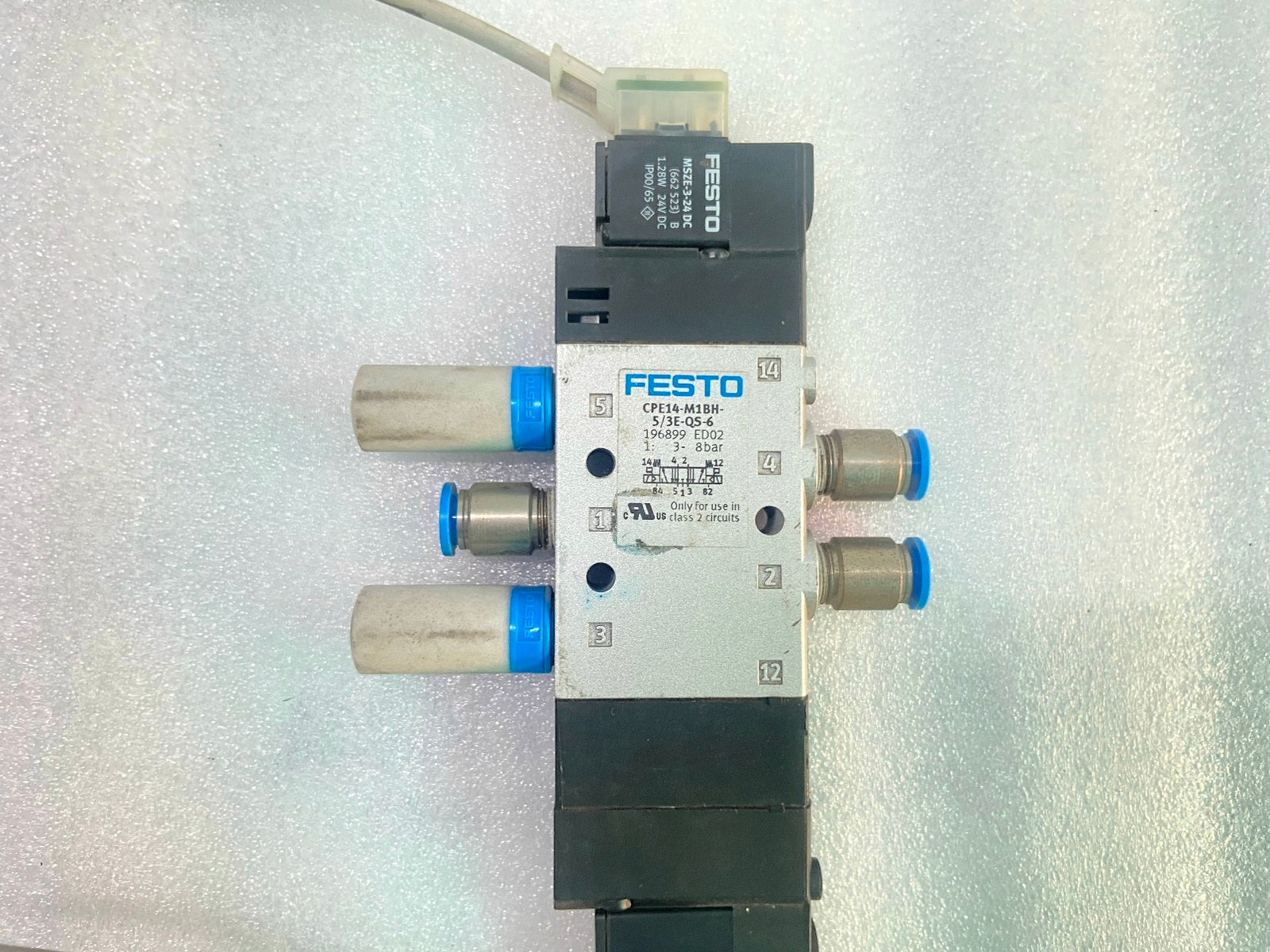 FESTO CPE14-M1BH-53E-QS-6 SOLENOID VALVE (2)