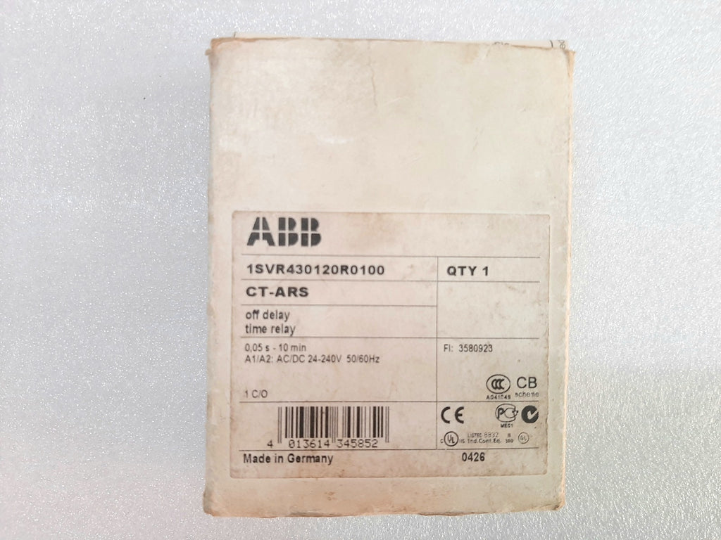 ABB CT-ARS OFF-DELAY TIME RELAY 1SVR430120R0100 (5)