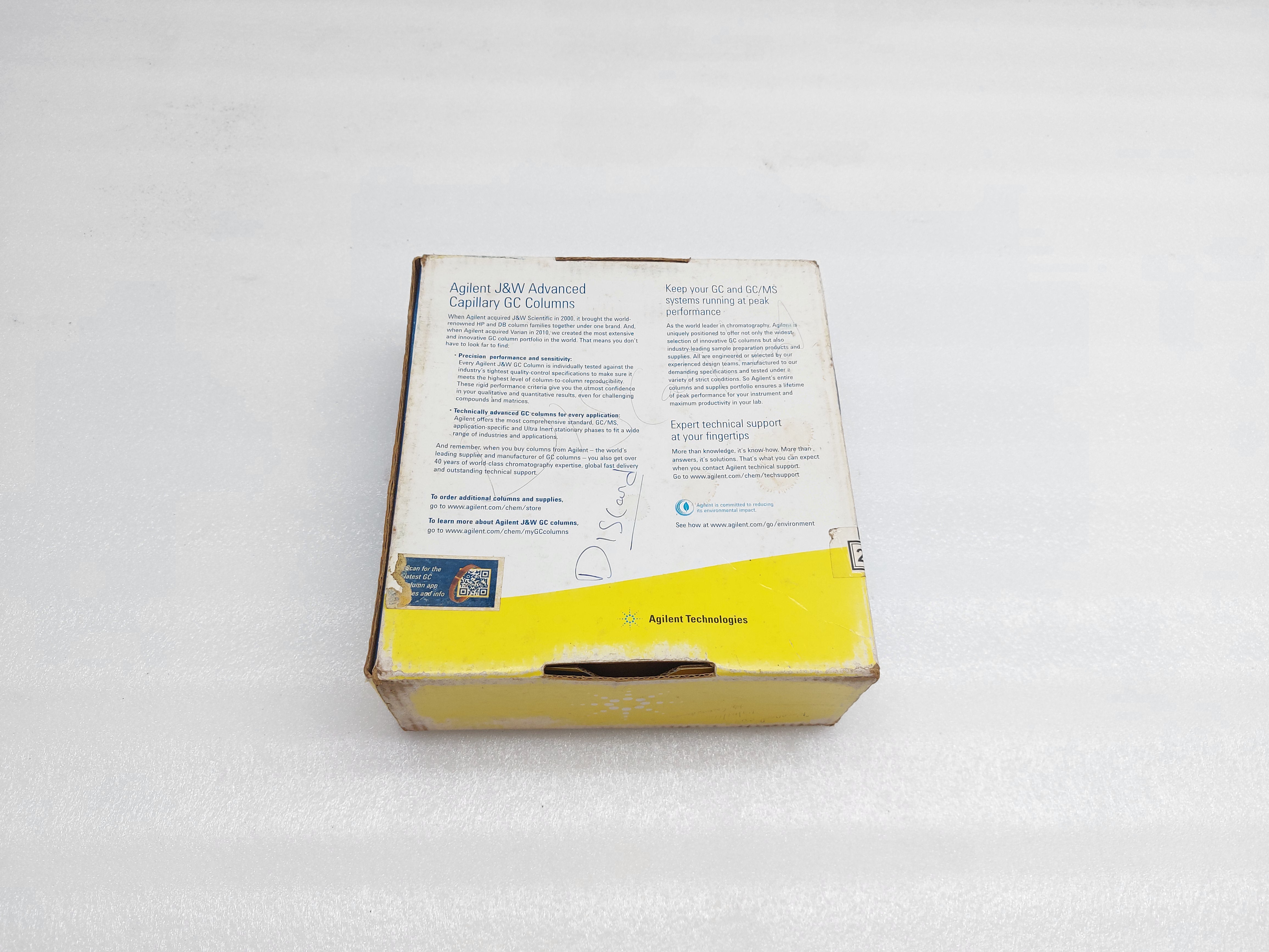 AGILENT 125-0732 GAS CHROMATOGRAPHY COLUMN