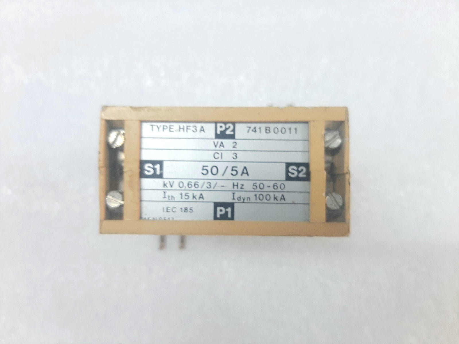 EATON HF3A CURRENT TRANSFORMER 741B0011