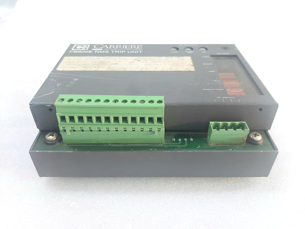 CARRIER TECHNICAL FB600E RMS TRIP UNIT