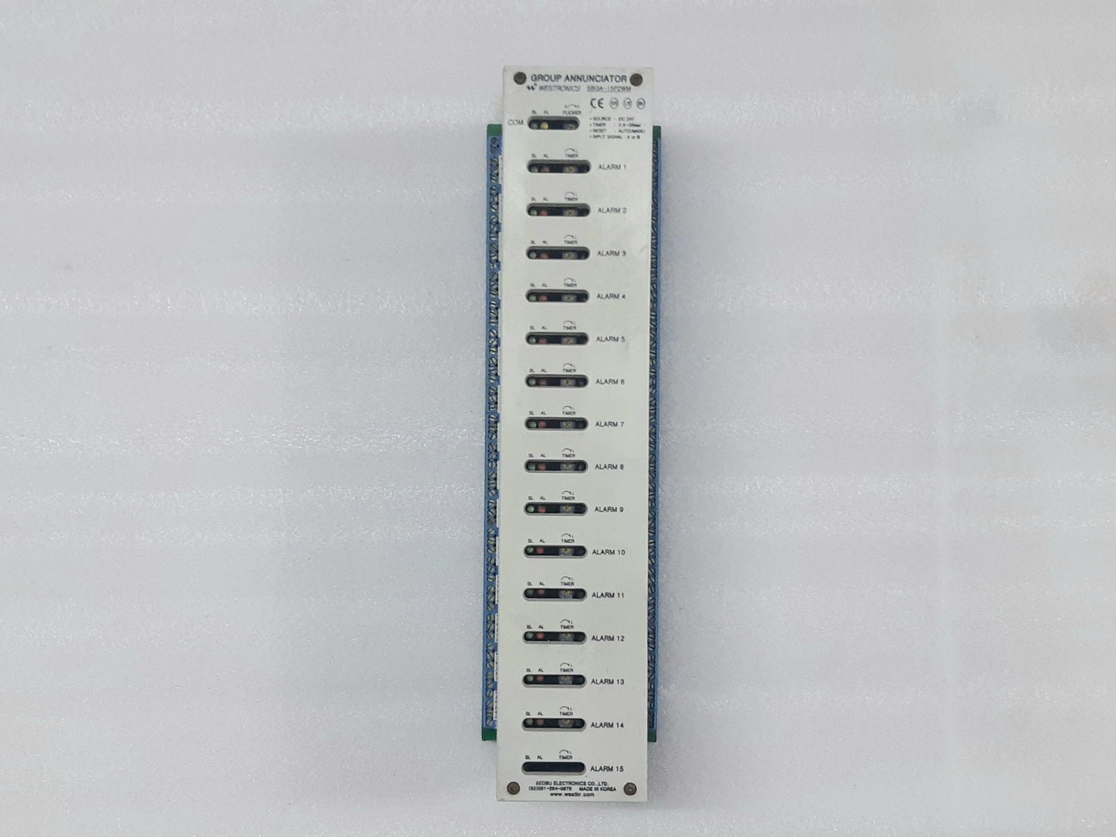 WESTRONICS SBGA-15P2WM GROUP ANNUNCIATOR